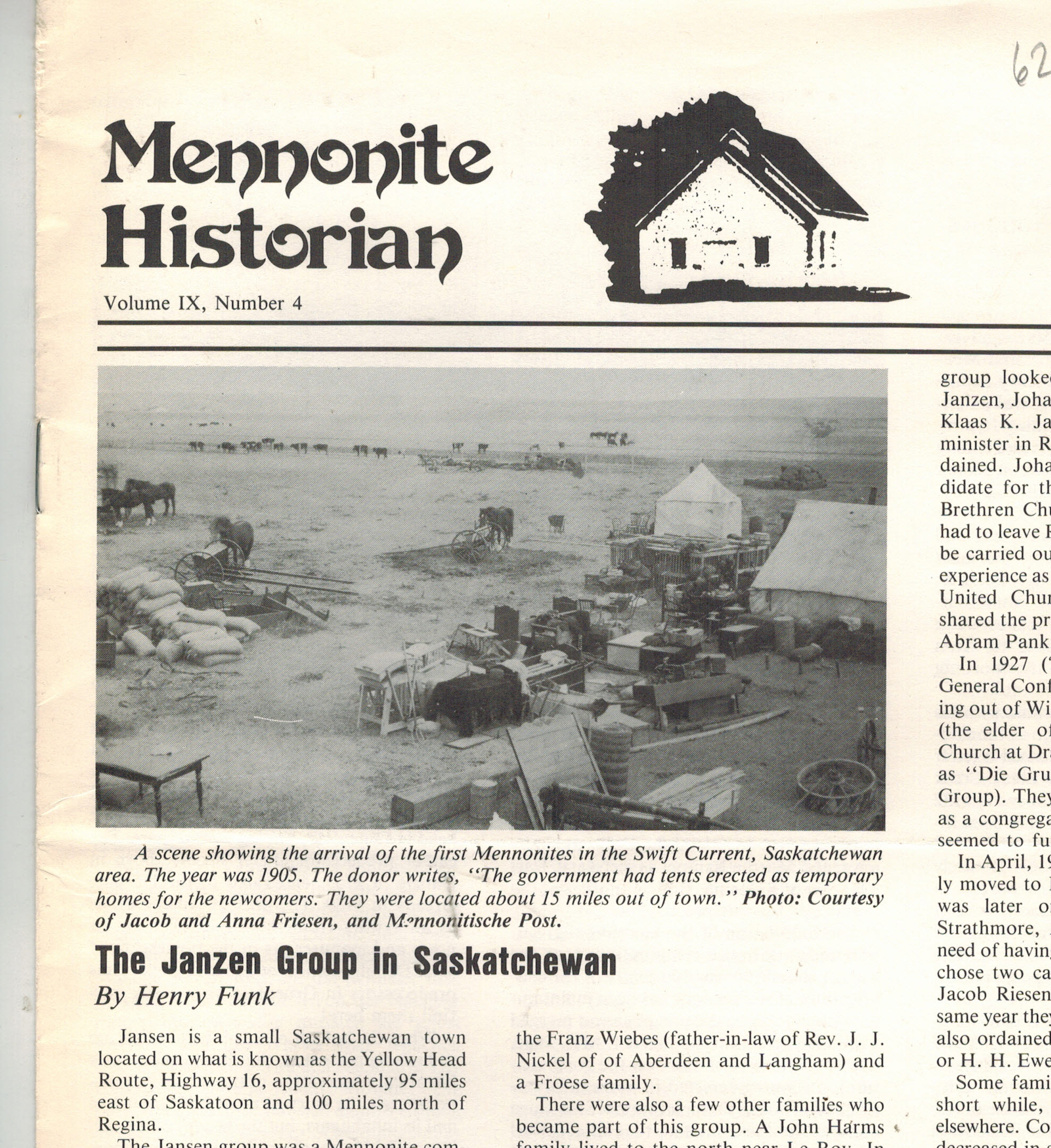 Mennonite Historian December 1983 Volume IX Number 4