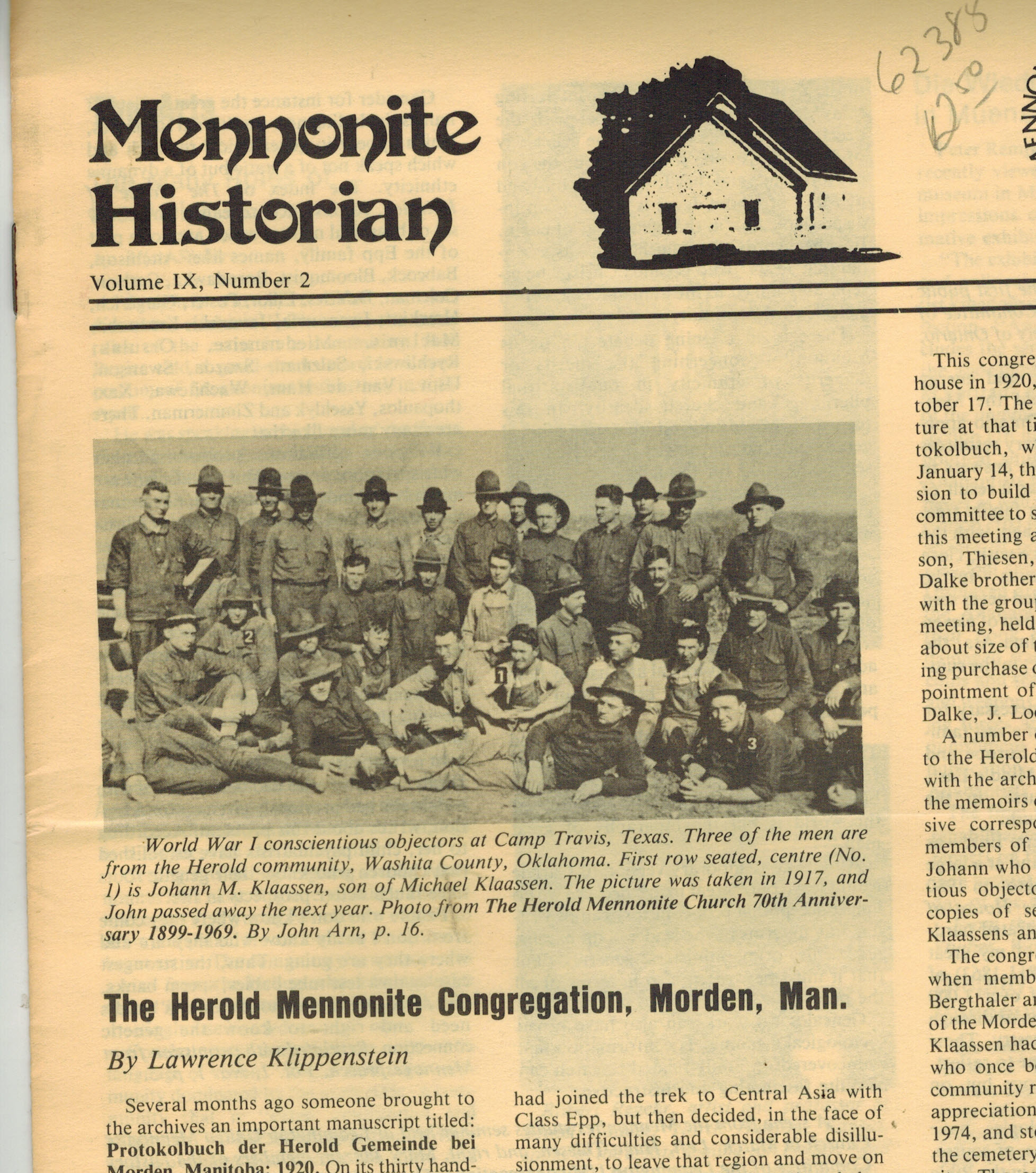 Mennonite Historian June 1983 Volume IX Number 2