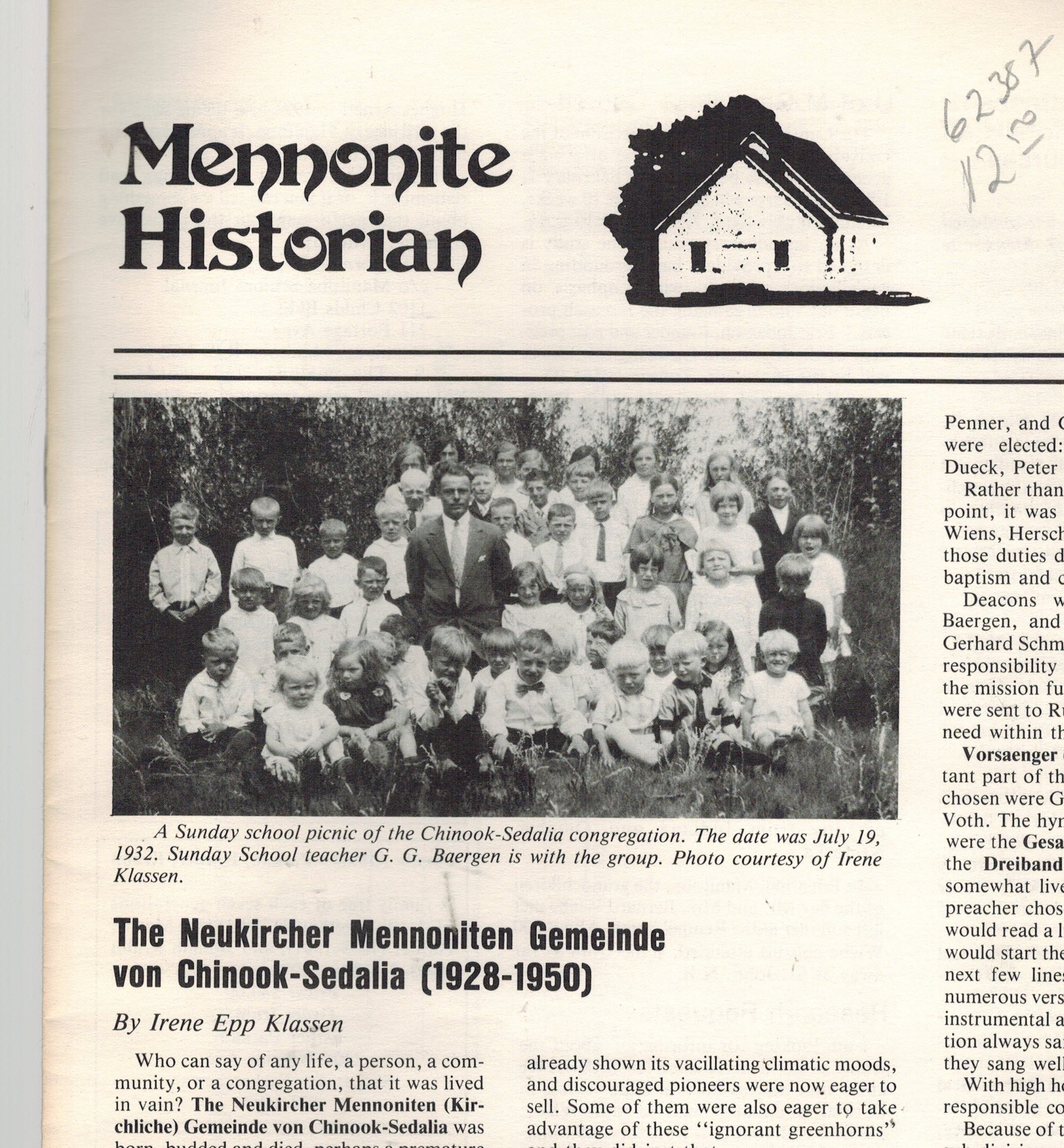 Mennonite Historian December 1982 Volume VIII Number 4