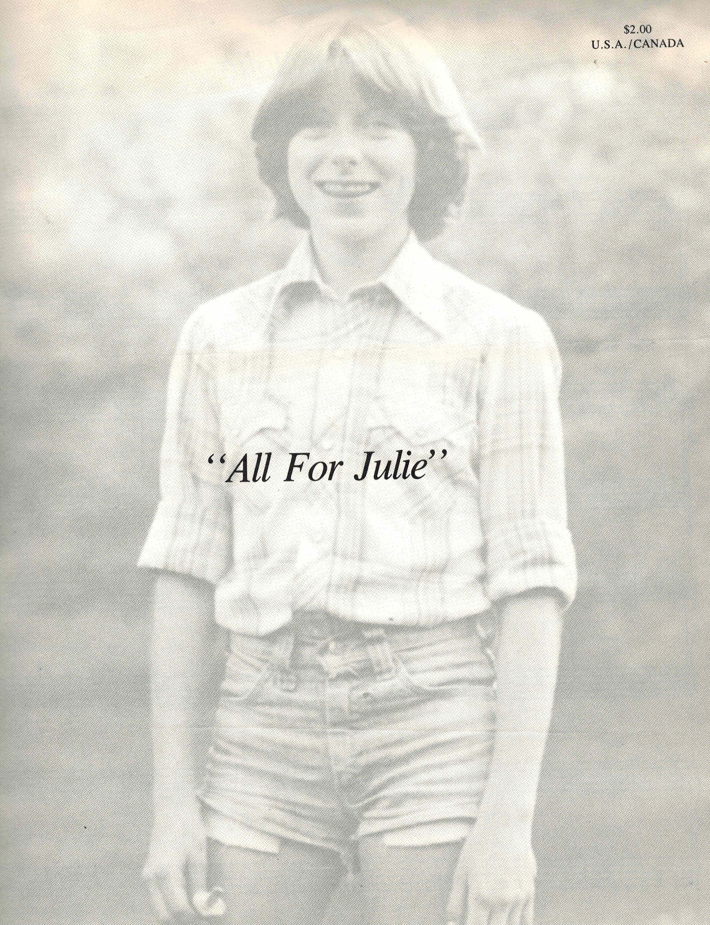 Image for All for Julie - Piano Sheet Music