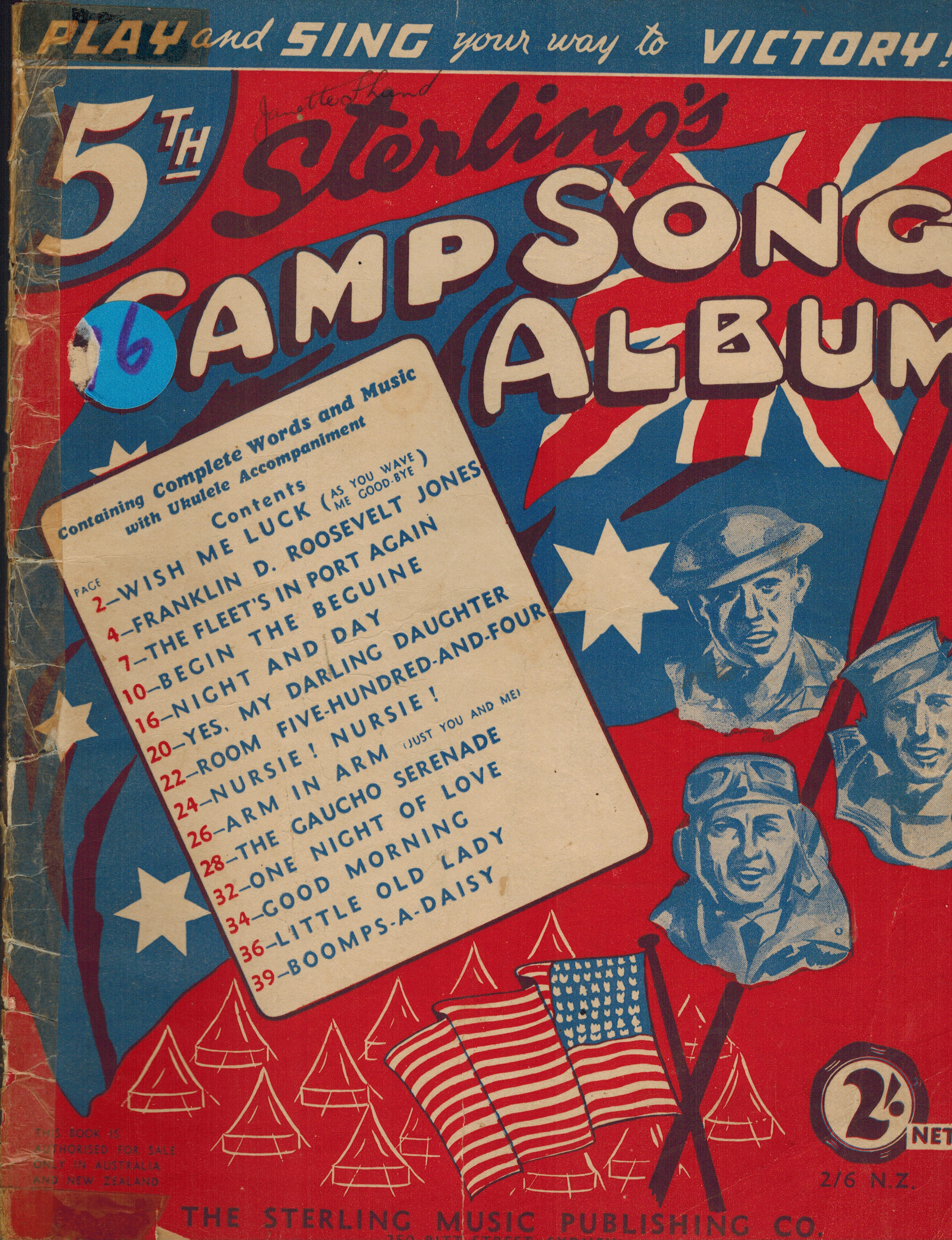 5th Sterling's Camp Song Album - Play and Sing Your Way to Victory