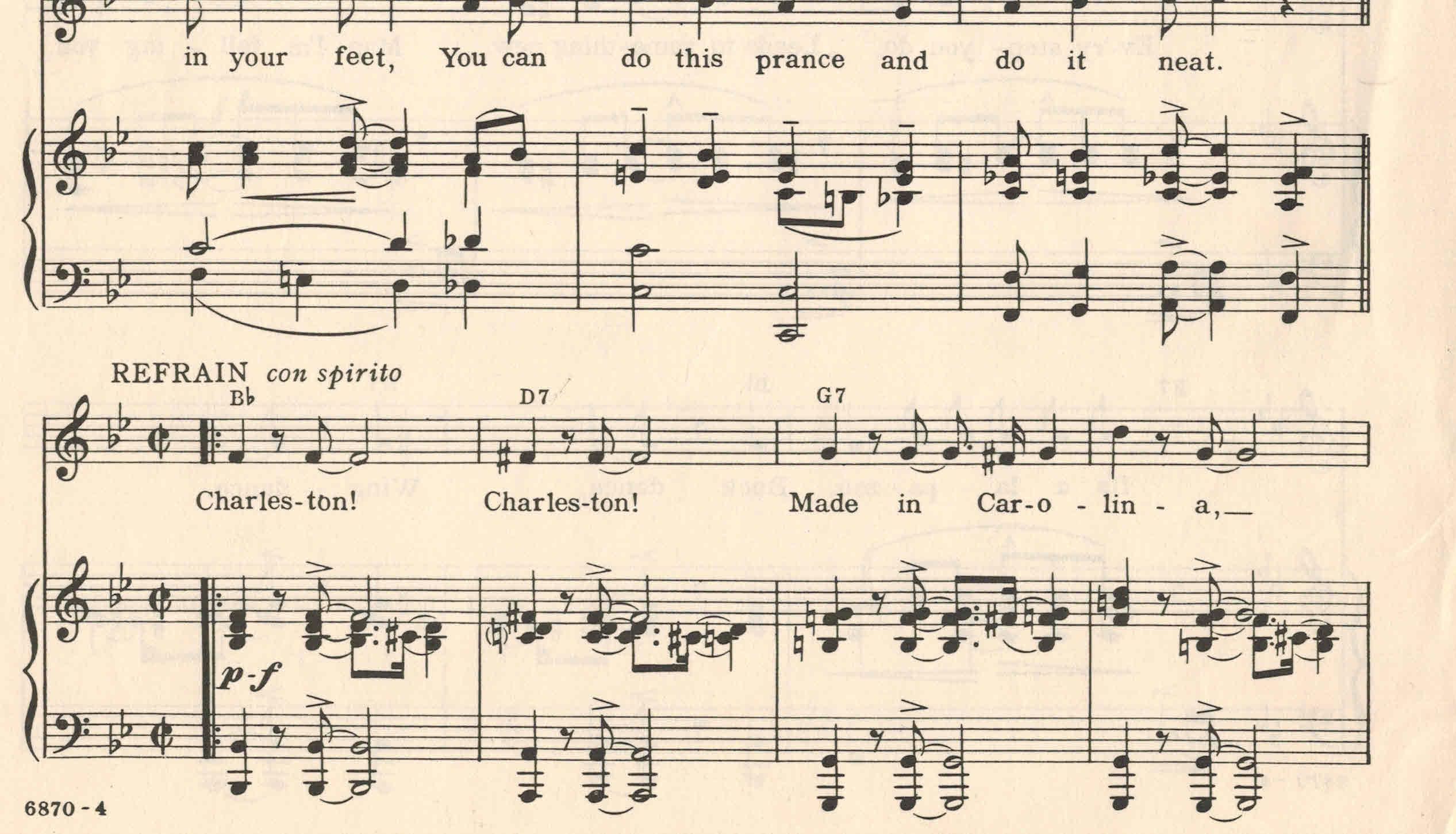 Image for Charleston - Sheet Music from runnin' Wild