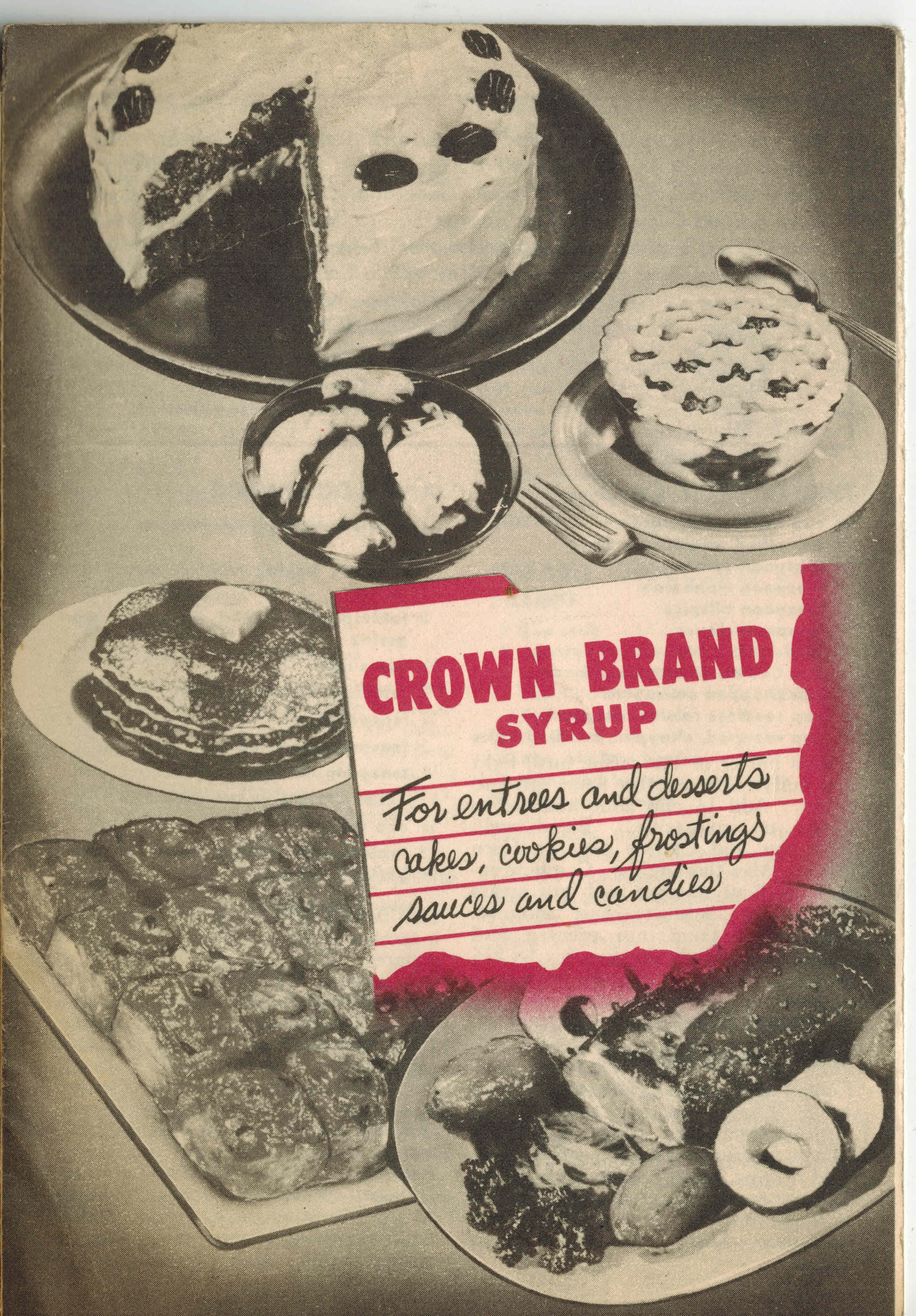 Image for Crown Brand Syrup Cookbook - Vintage Booklet