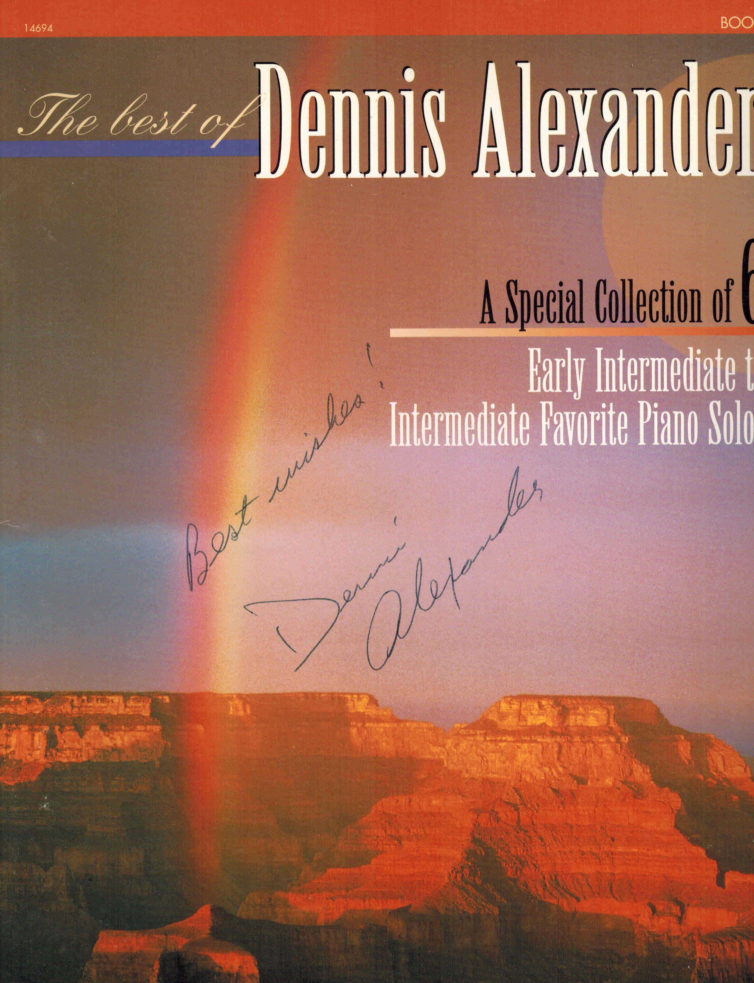 Image for The Best of Dennis Alexander, Bk 2: A Special Collection of 6 Early Intermediate to Intermediate Favorite Piano Solos