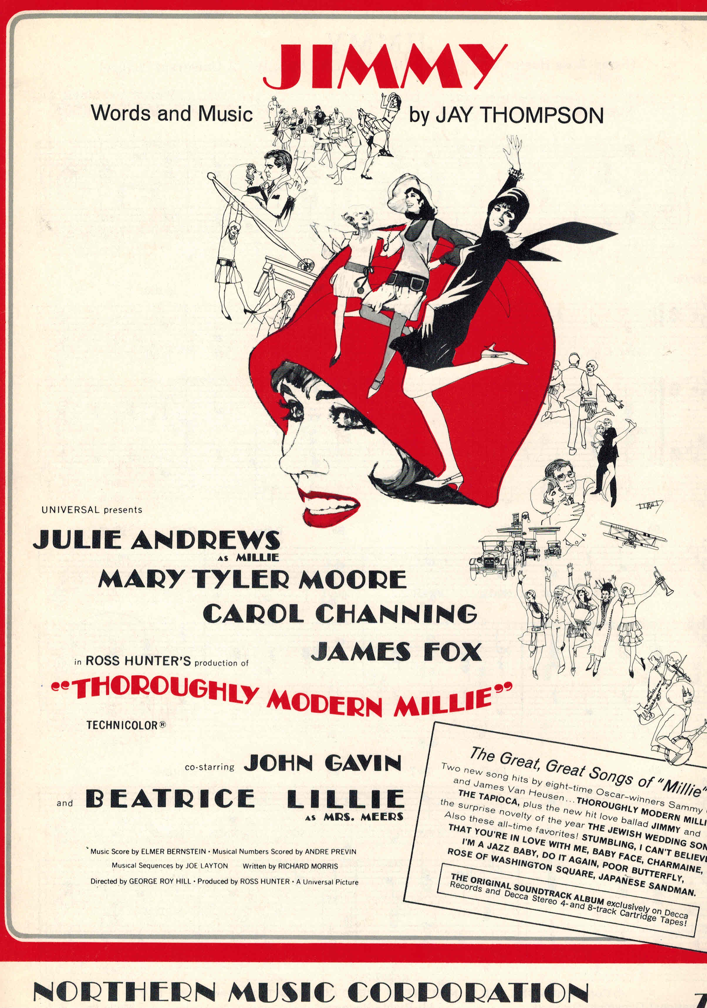 Image for Jimmy - Sheet Music from Thoroughly Modern Millie - Julie Andrews Cover