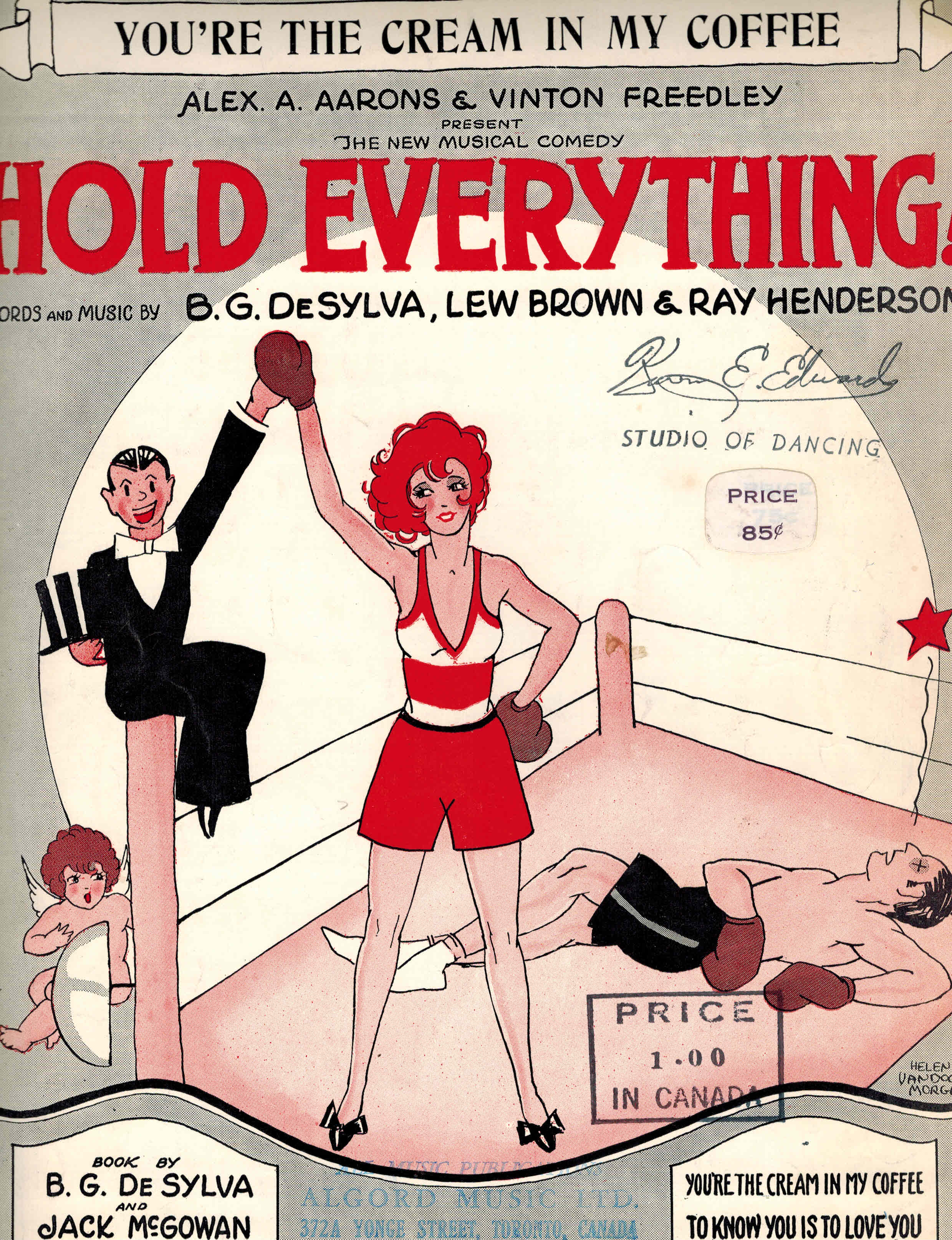 Image for You're the Cream in My Coffee - Shset Msuci from Hold Everything - Boxing Cover