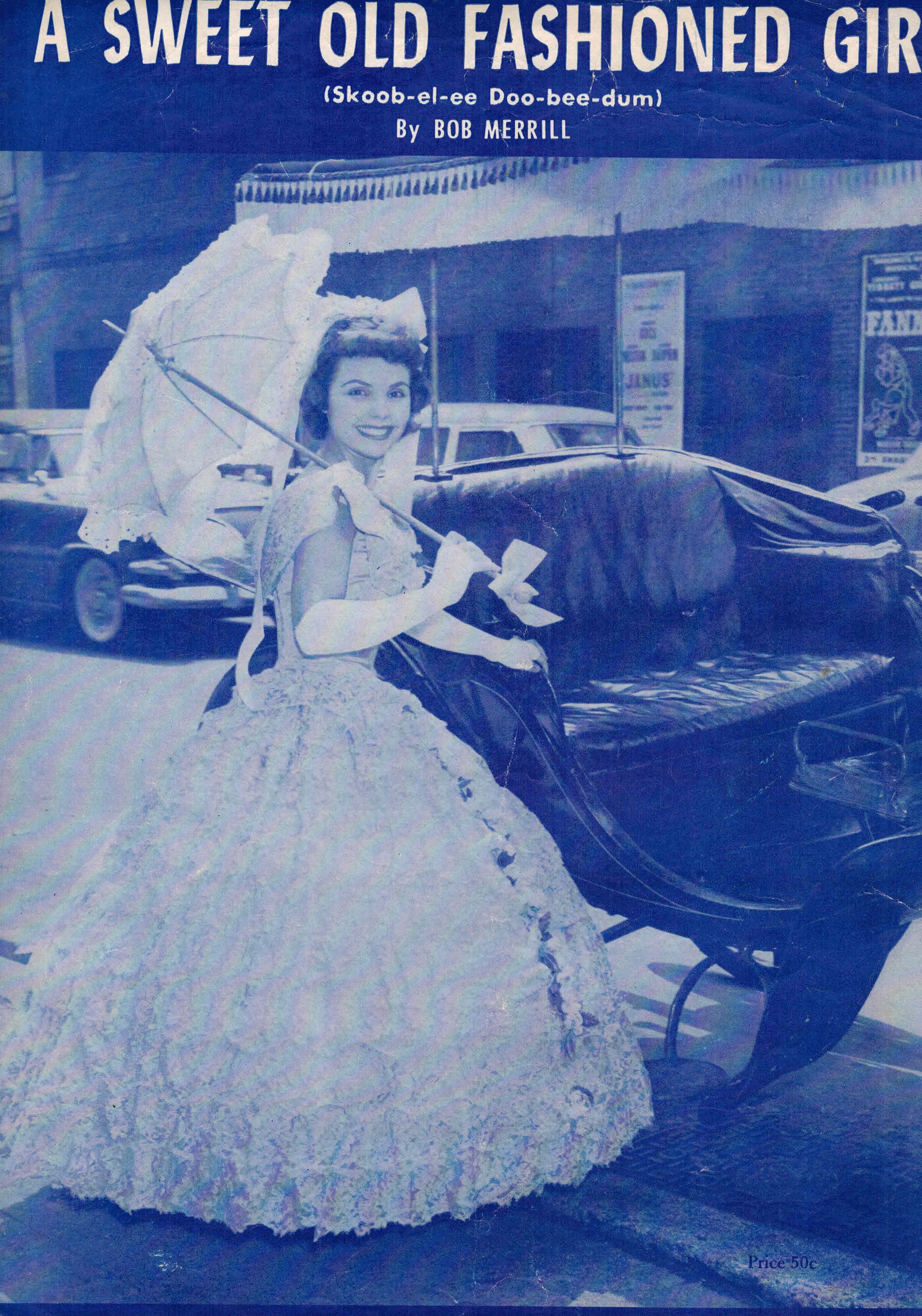 Image for A Sweet Old Fashioned Girl Skoob-el-ee Doo-bee-dum - Sheet Music