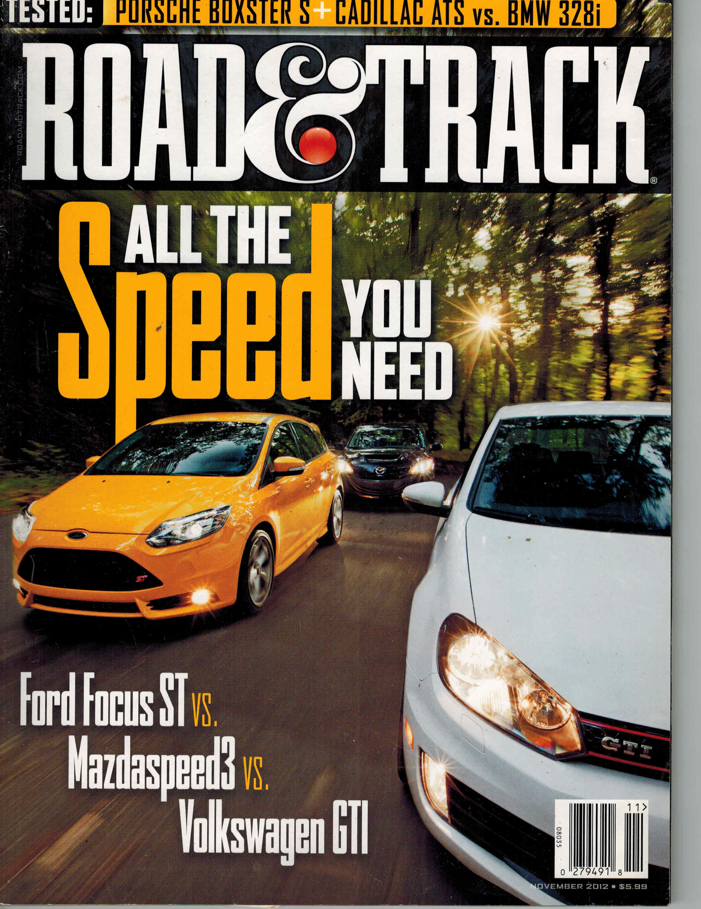 Image for Road & Track Magazine November 2012  Vol 64 No 3