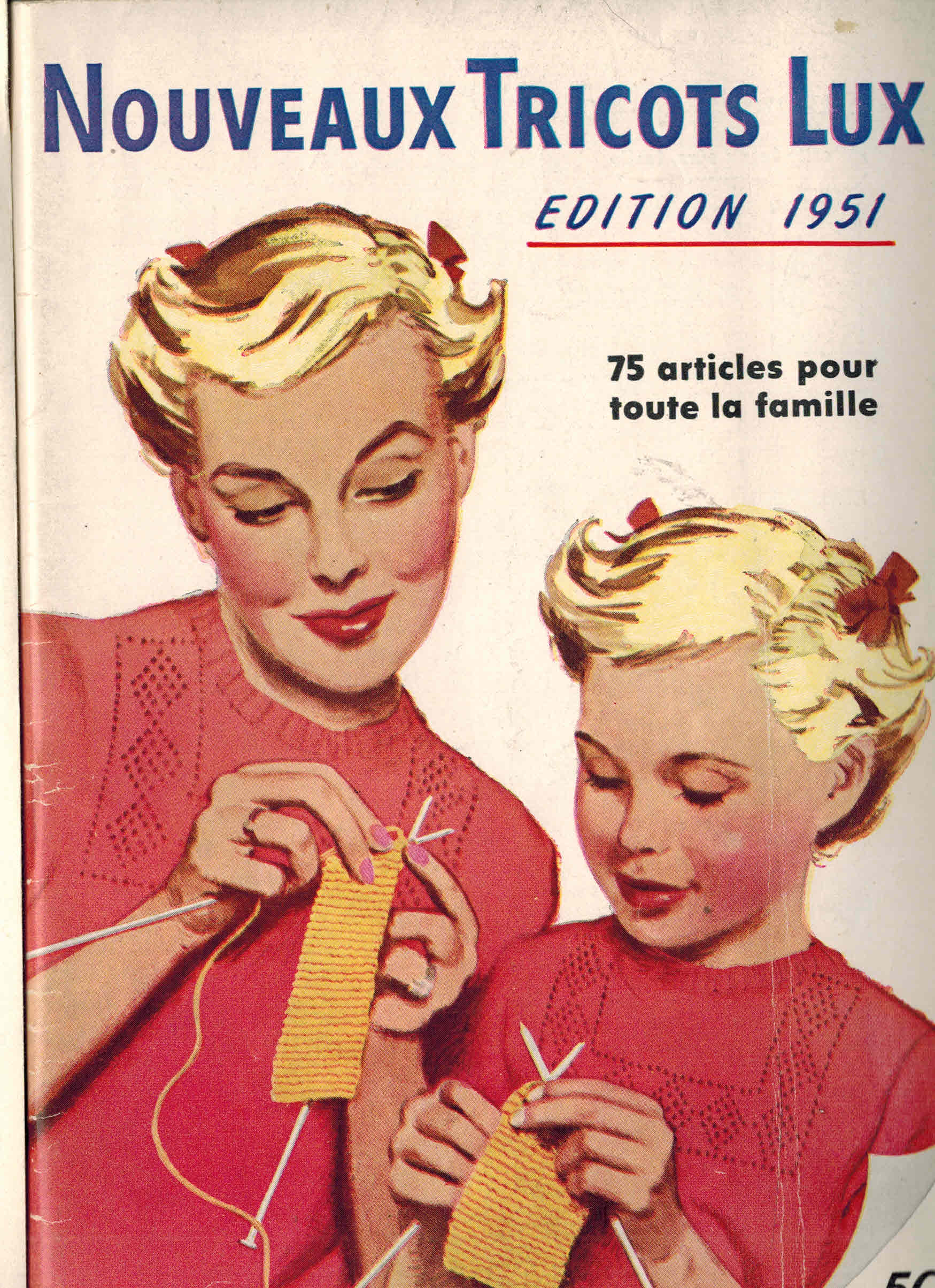 Image for Nouveaux Tricots Lux Edition 1951 : 75 Articles Pour Toute La Famille
