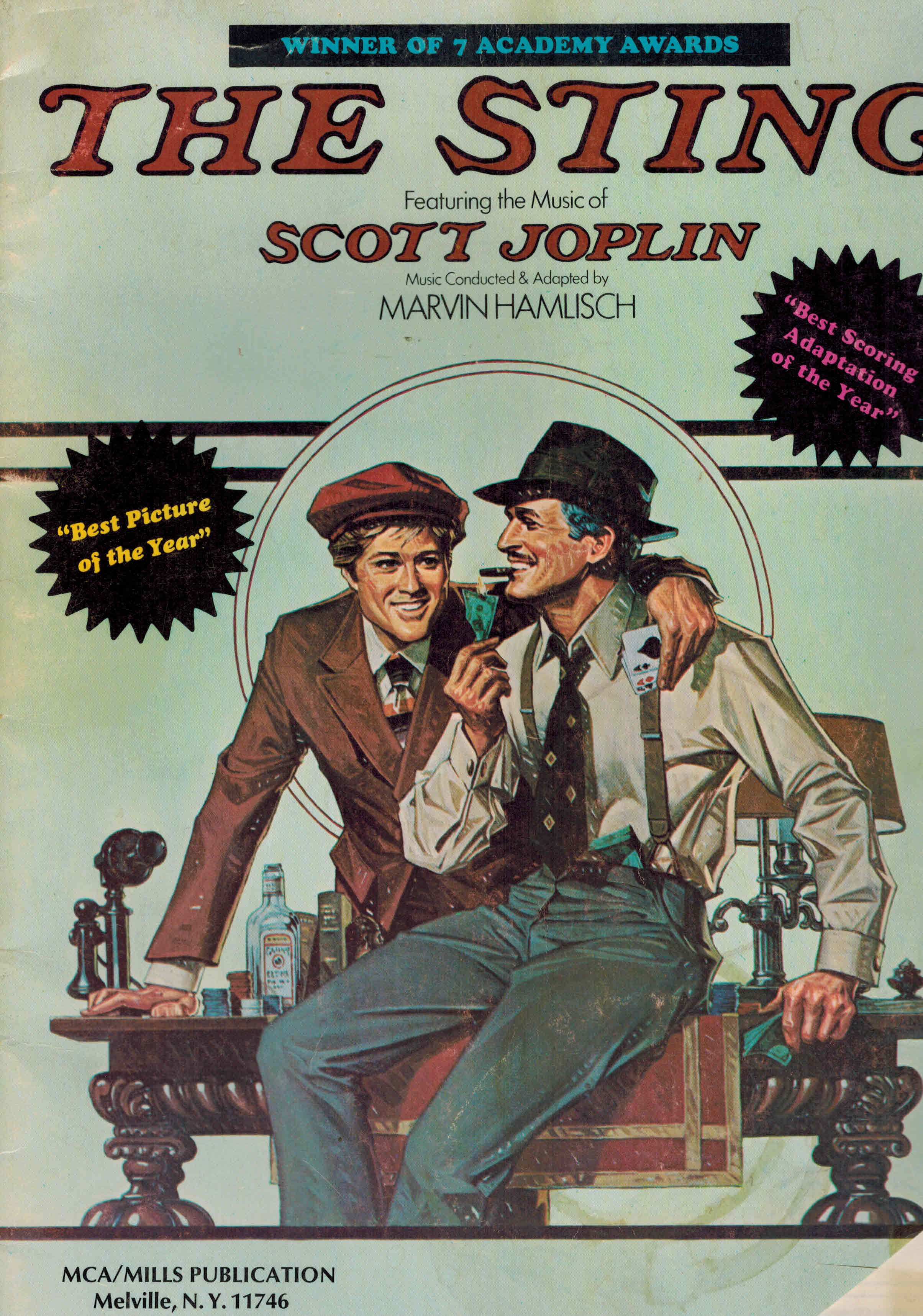Image for The Sting - Sheet Music Song Book Collection for Piano