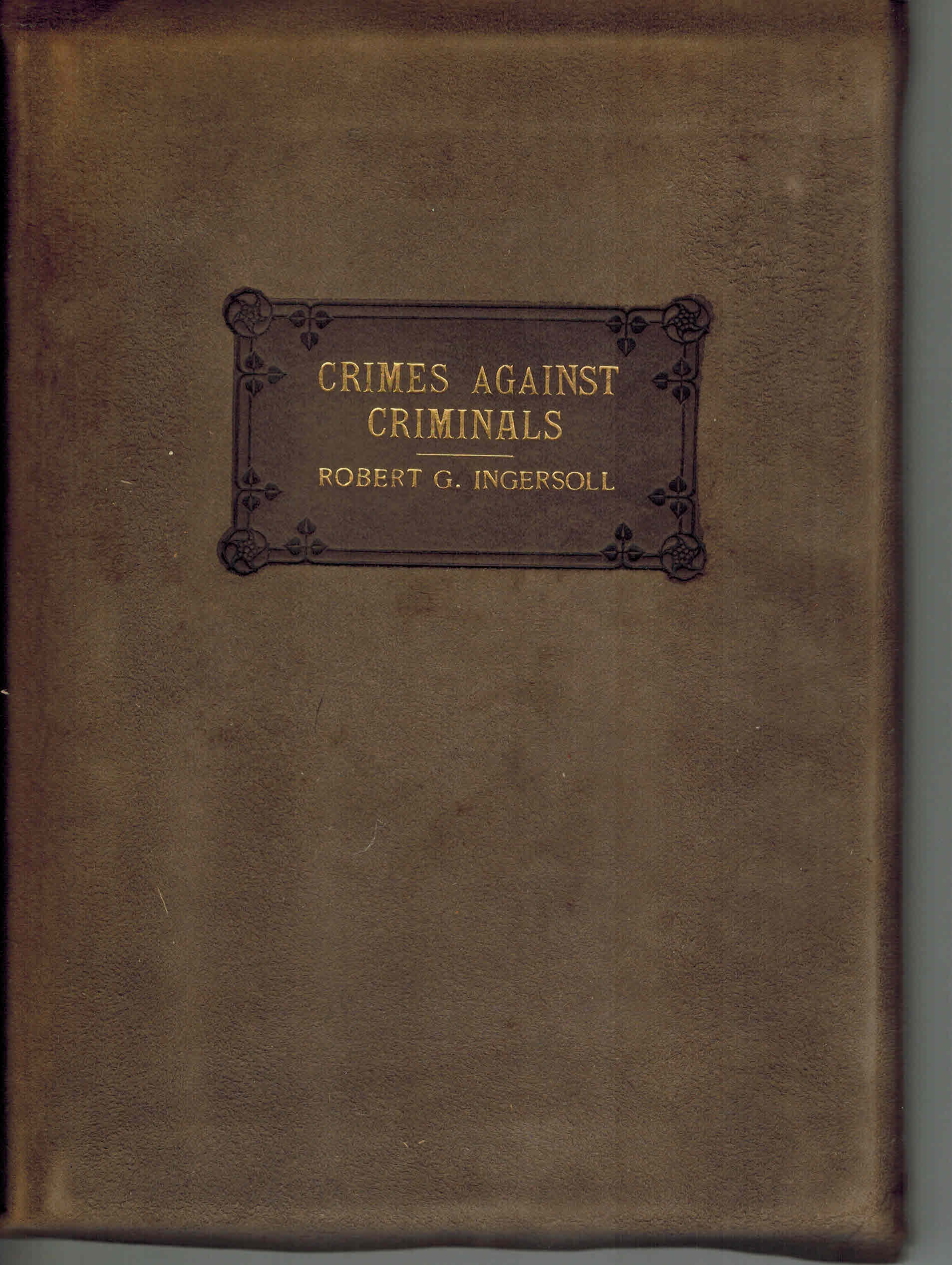 Image for Crimes Against Criminals