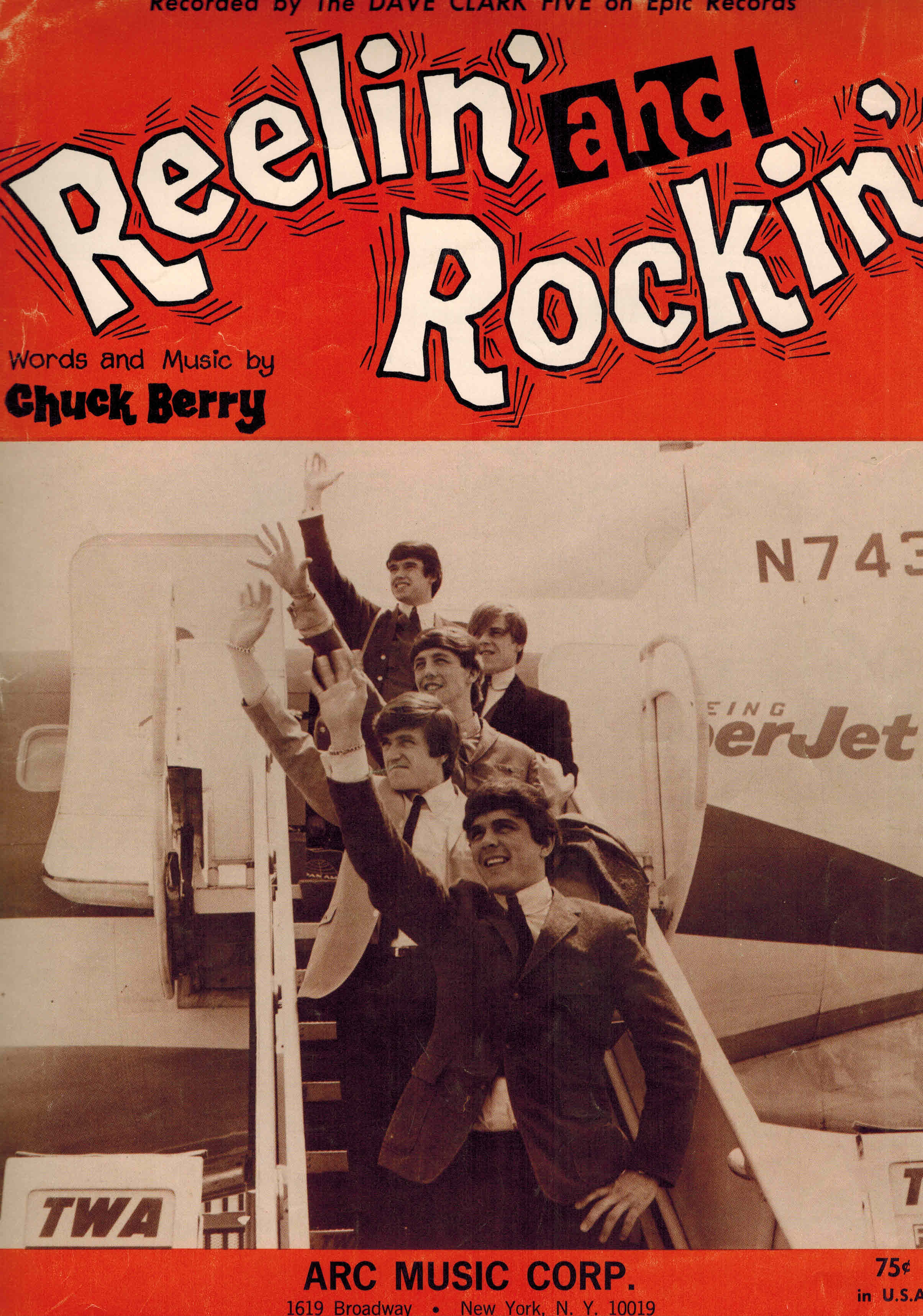 Image for Reelin' and Rockin' - Dave Clark Five Cover - Vintage Shet Music