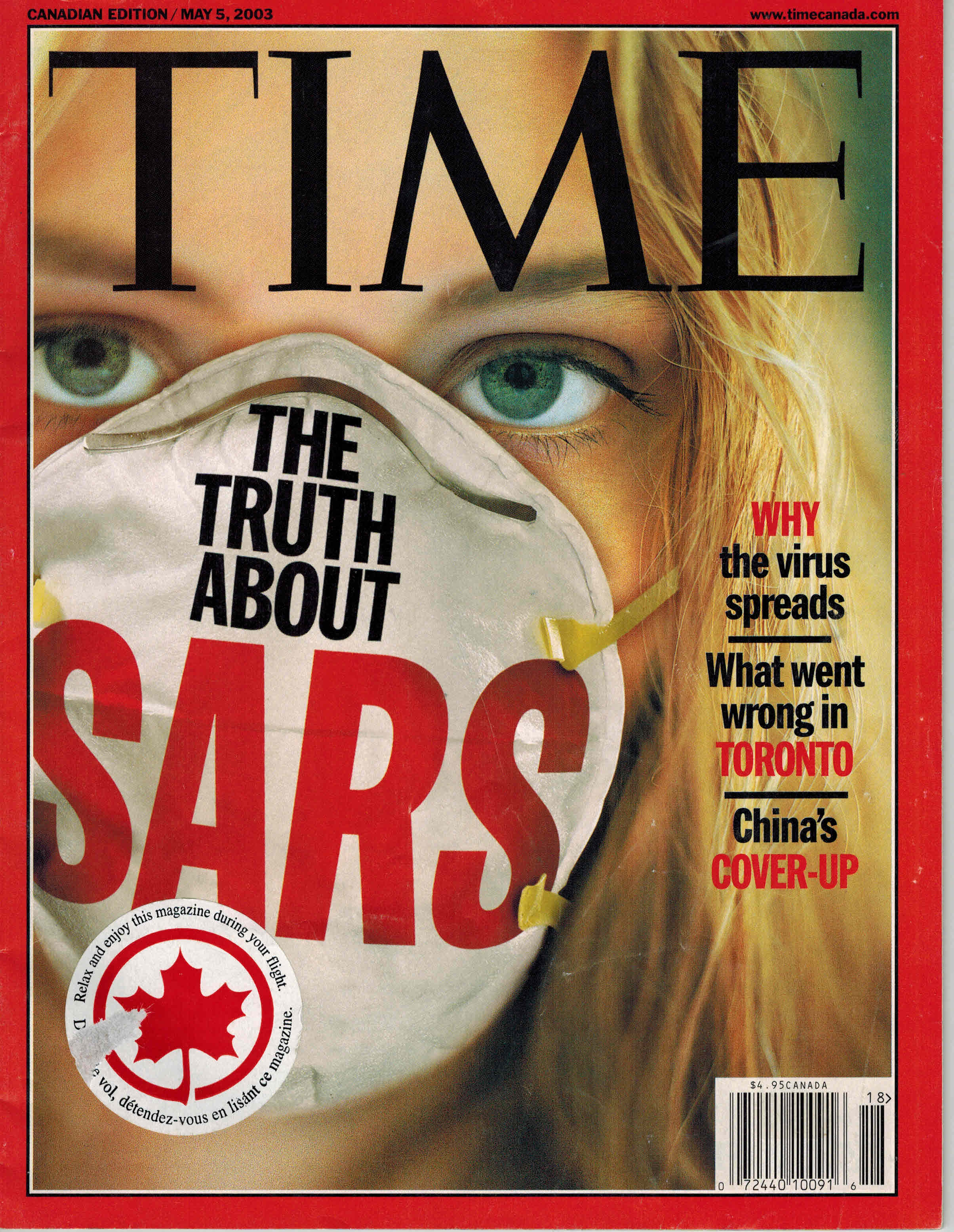 Image for Time Magazine May 5 2003 SARS Edition