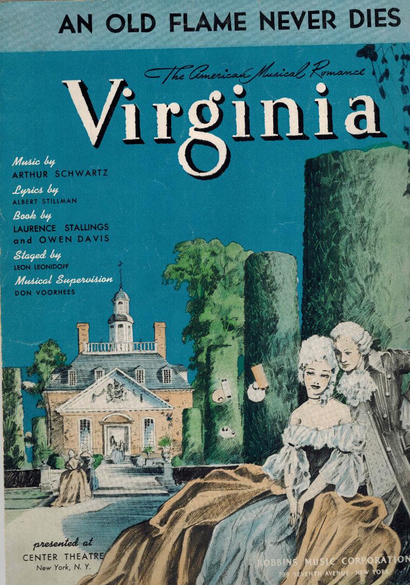 Image for An Old Flame Never Dies - from the Musical Virginia