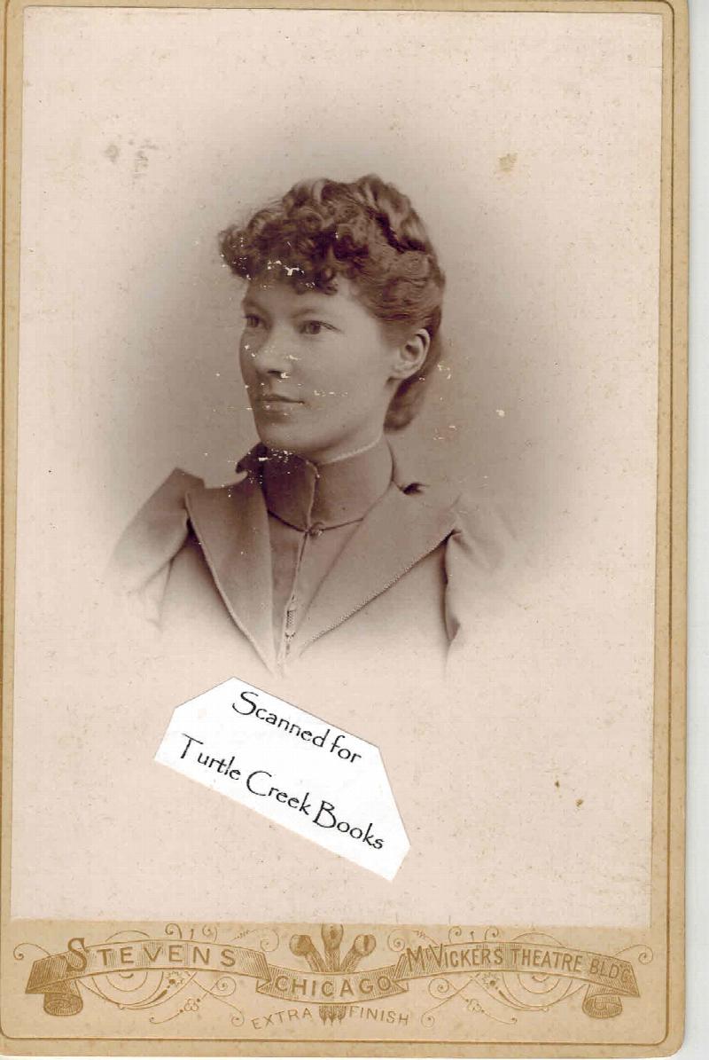 Image for Cabinet Card Photograph Portrait - Unidentified Woman from Chicago 1885 - 1892