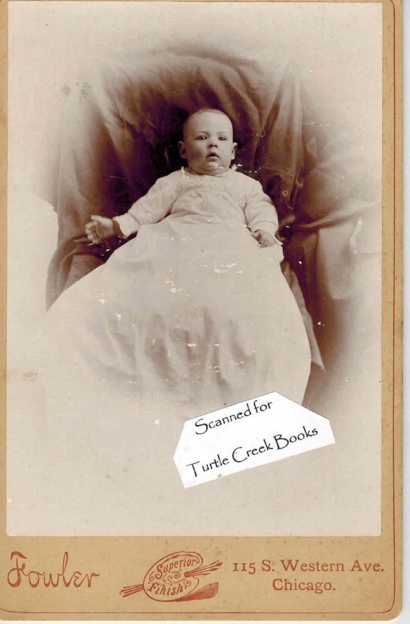 Image for Cabinet Card Photograph Portrait - Unidentified Baby from Chicago 1885 - 1899