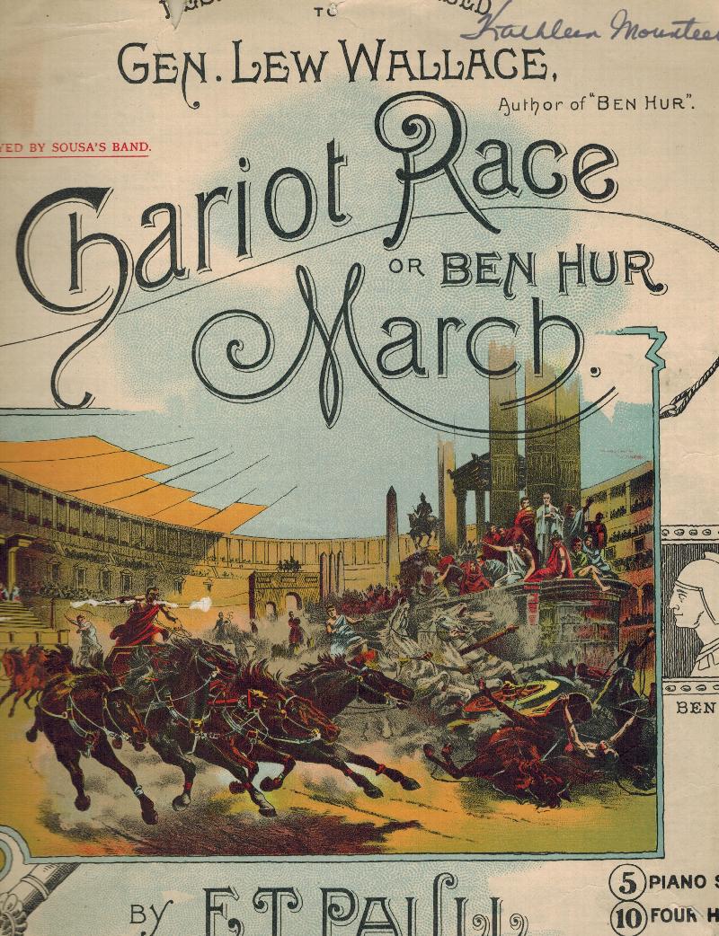 Image for Chariot Race or Ben Hur March - Vintage Sheet Music