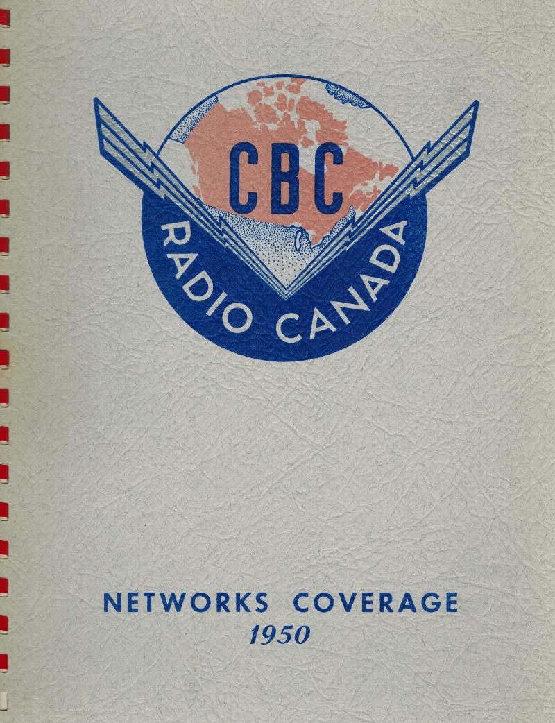 Image for CBC Radio Canada Networks Coverage 1950