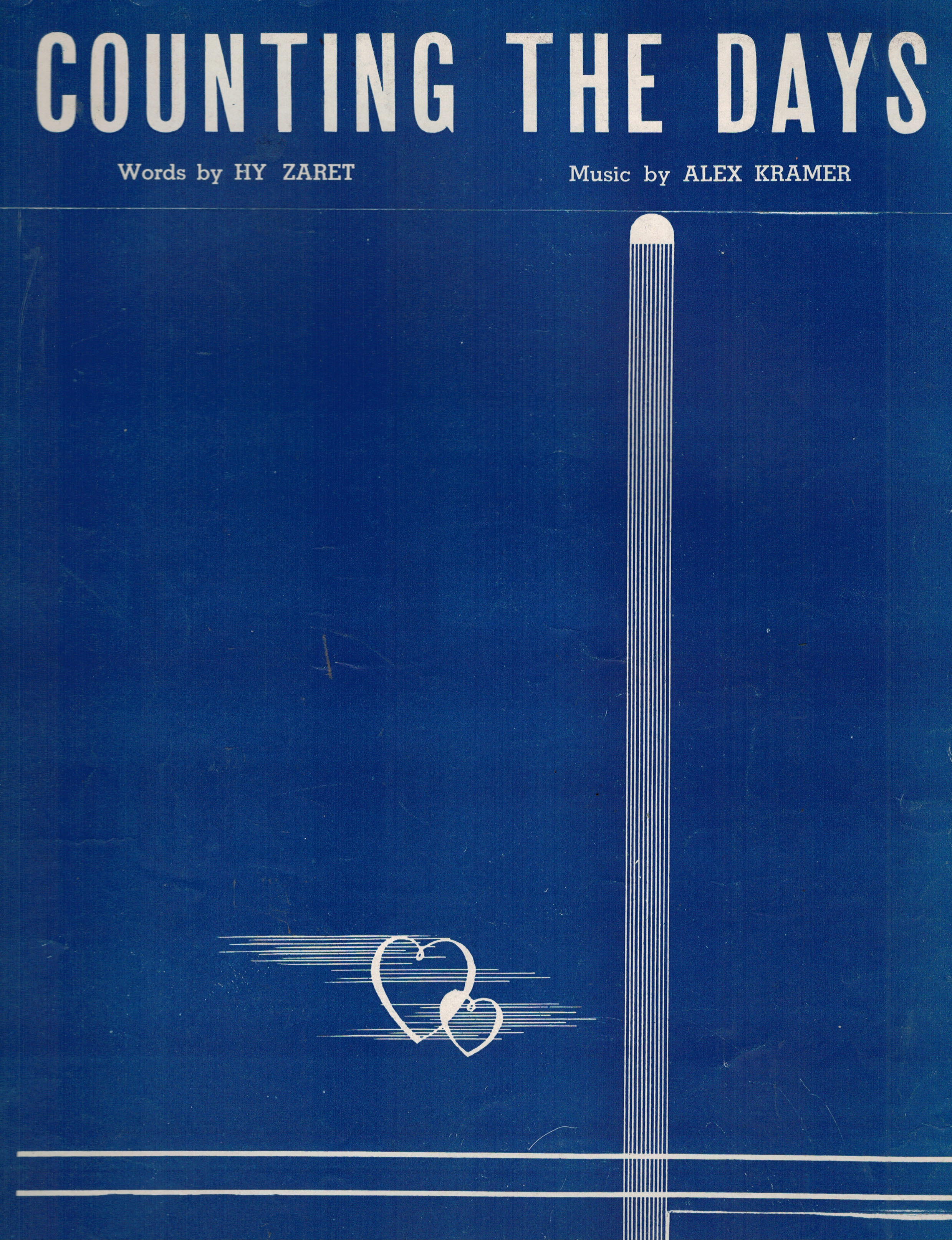 Counting the Days - Vintage Sheet Music