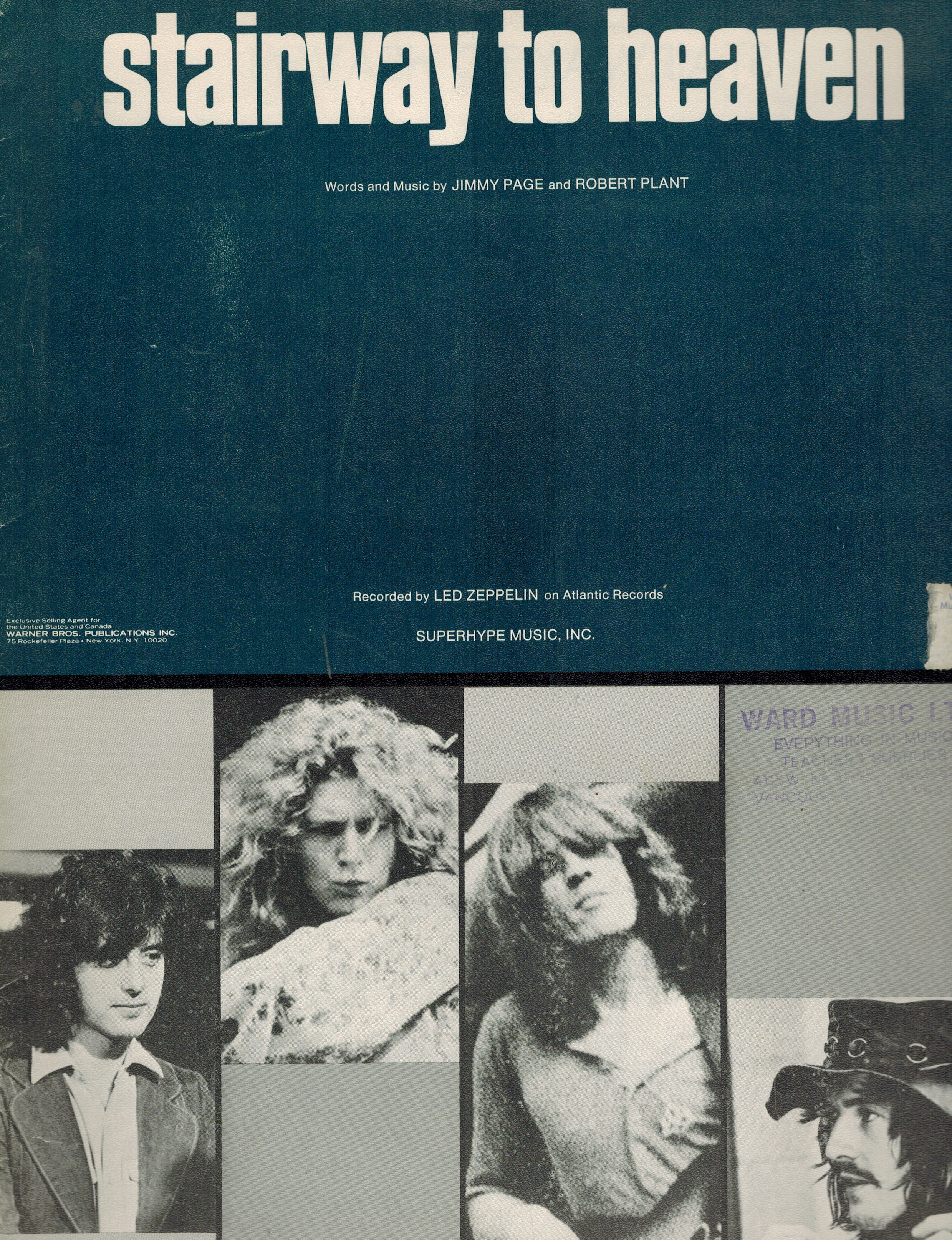 Stairway to Heaven - Sheet Music - Led Zeppelin Cover