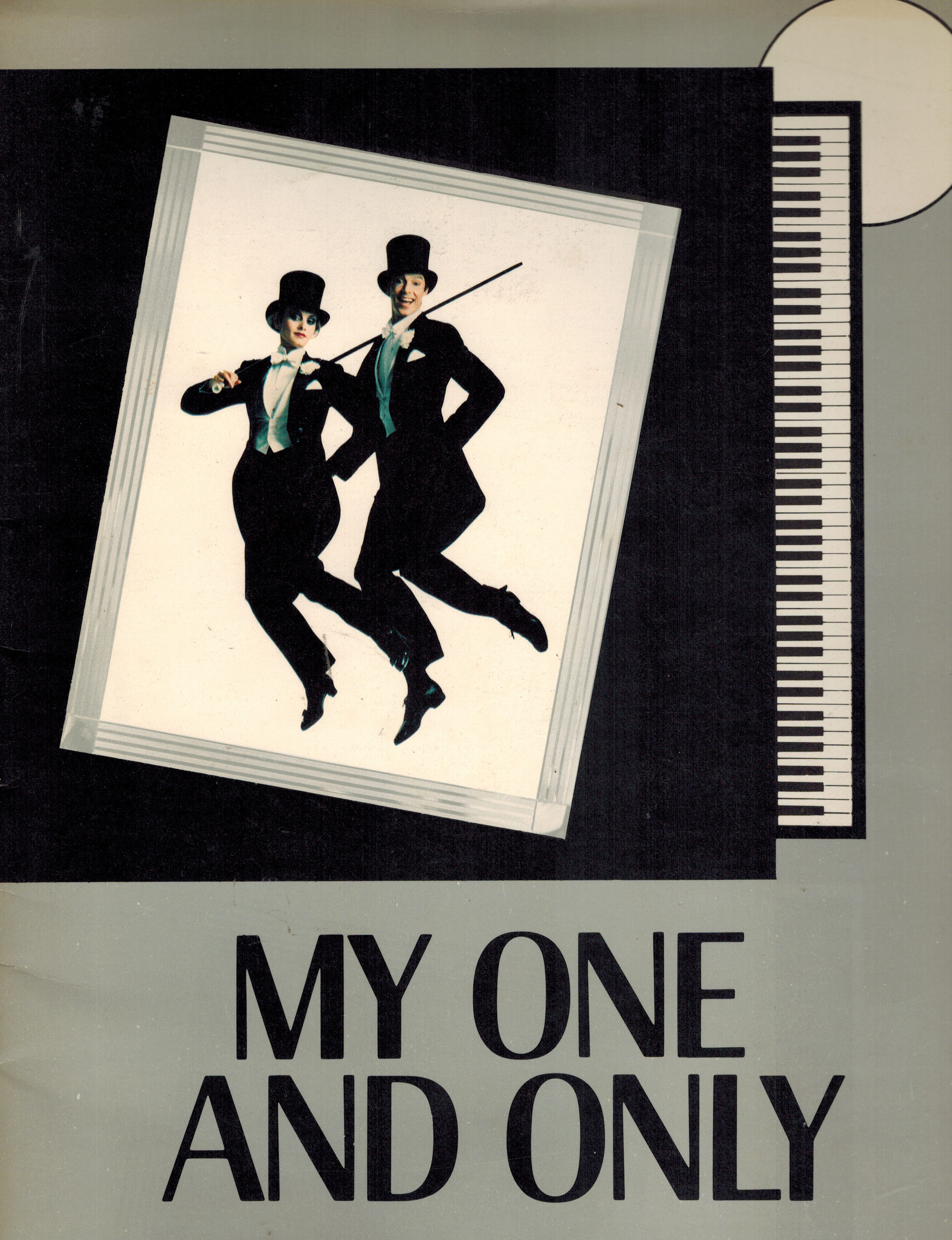 My One and Only - Original Souvenir Program Brochure - Twiggy and Tommy Tune