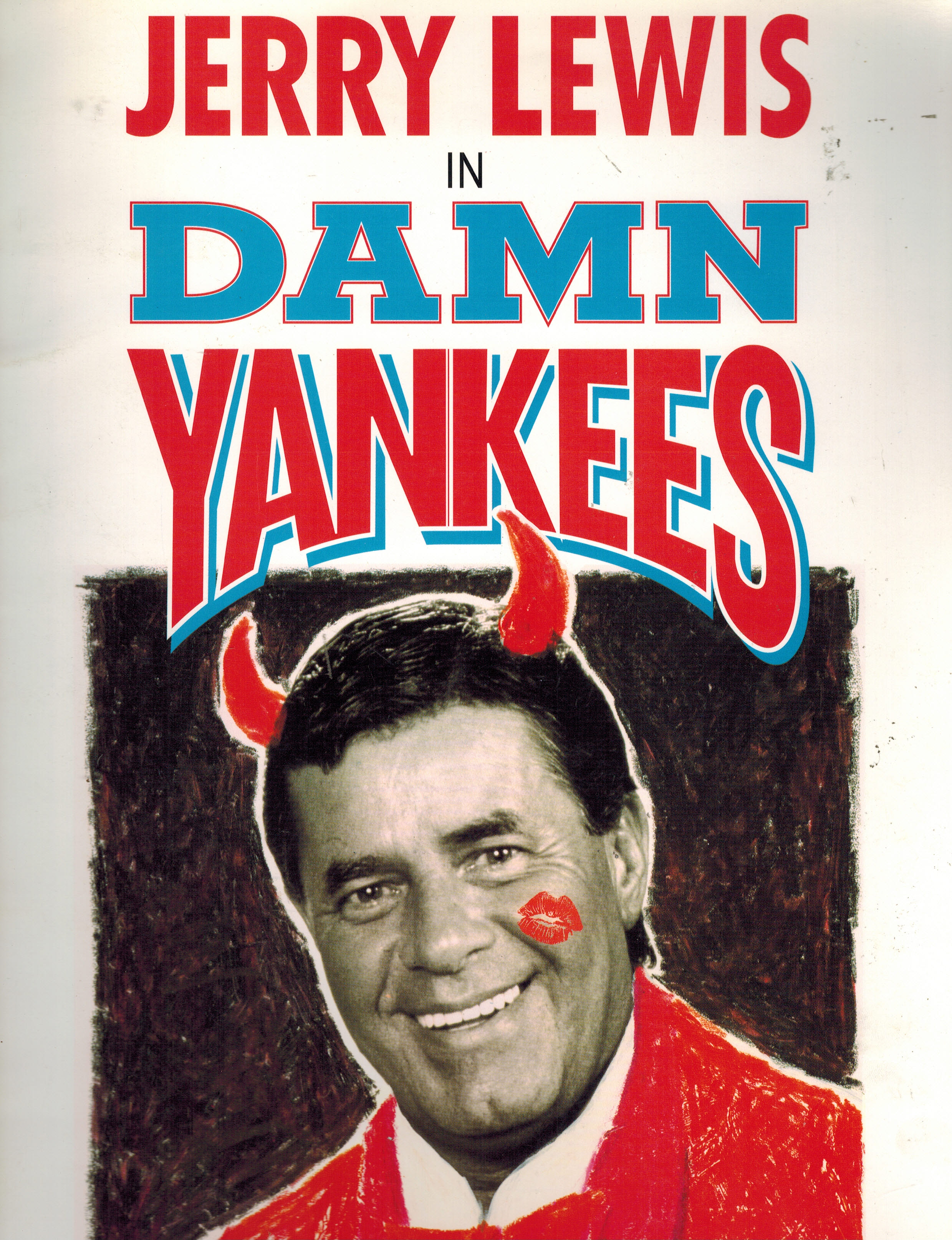 Jerry Lewis in Damn Yankees - Original Souvenir Program Brochure
