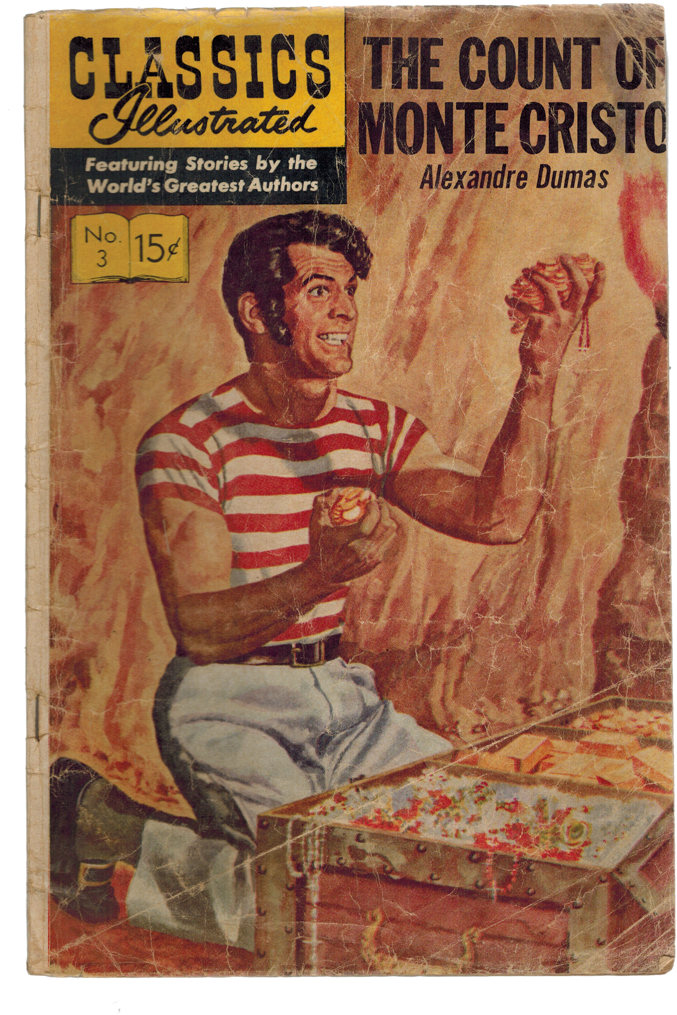 Classics Illustrated Comic Book - The Count of Monte Cristo No. 3 - 1964 Original