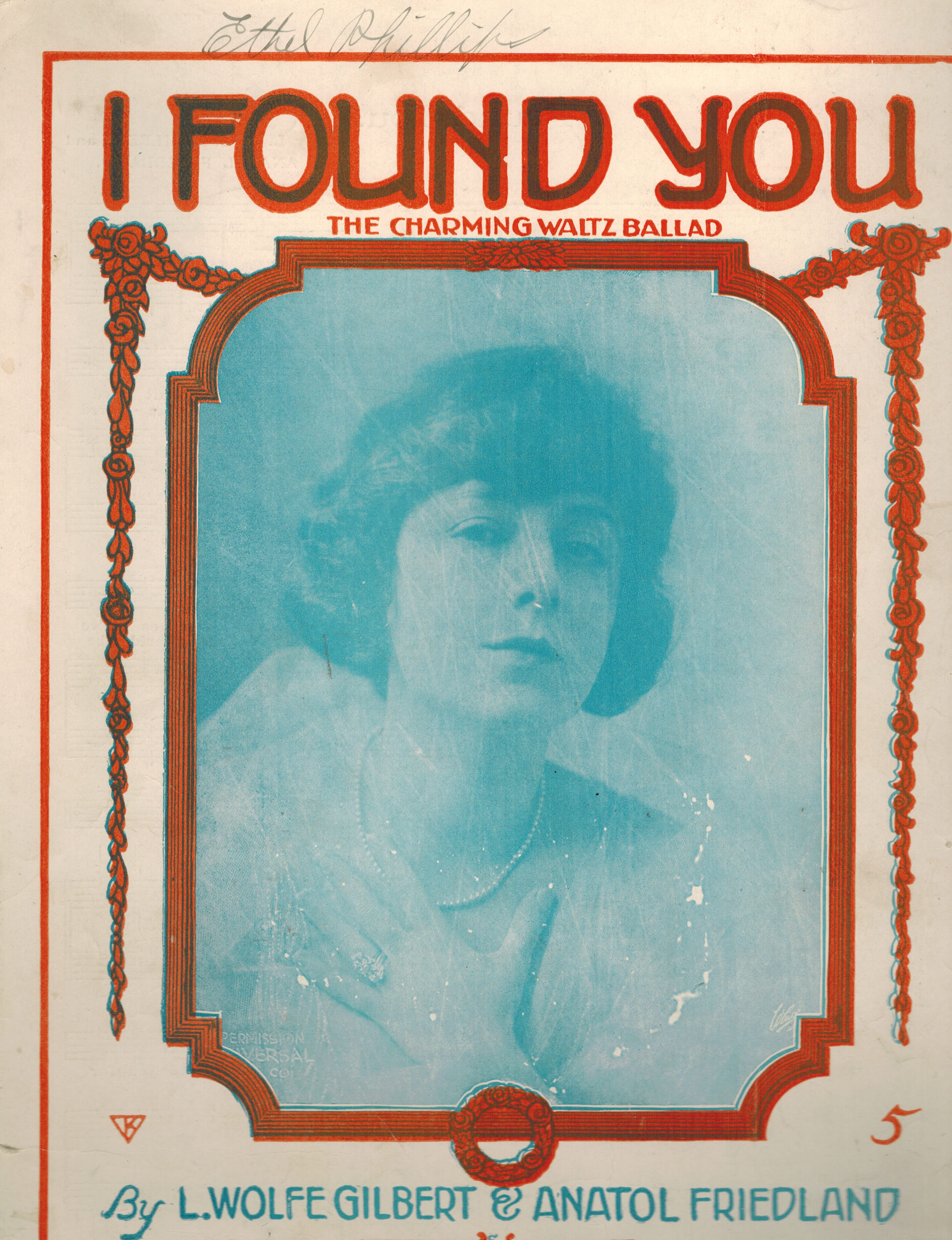 Image for I Found You - Vintage Sheet Music I Found You - Vintage Sheet Music