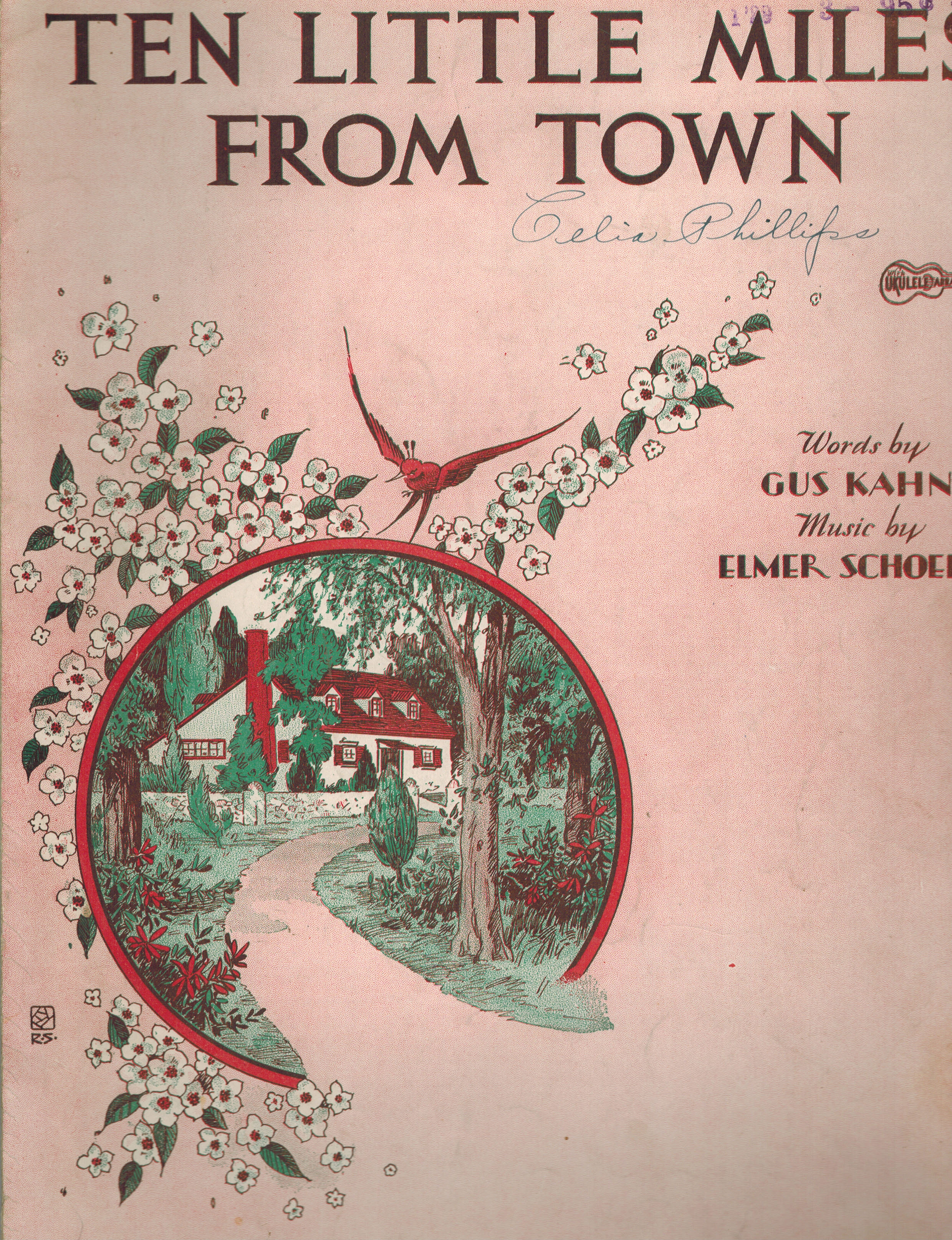 Image for Ten Little Miles from Town - Vintage Sheet Music Ten Little Miles from Town - Vintage Sheet Music