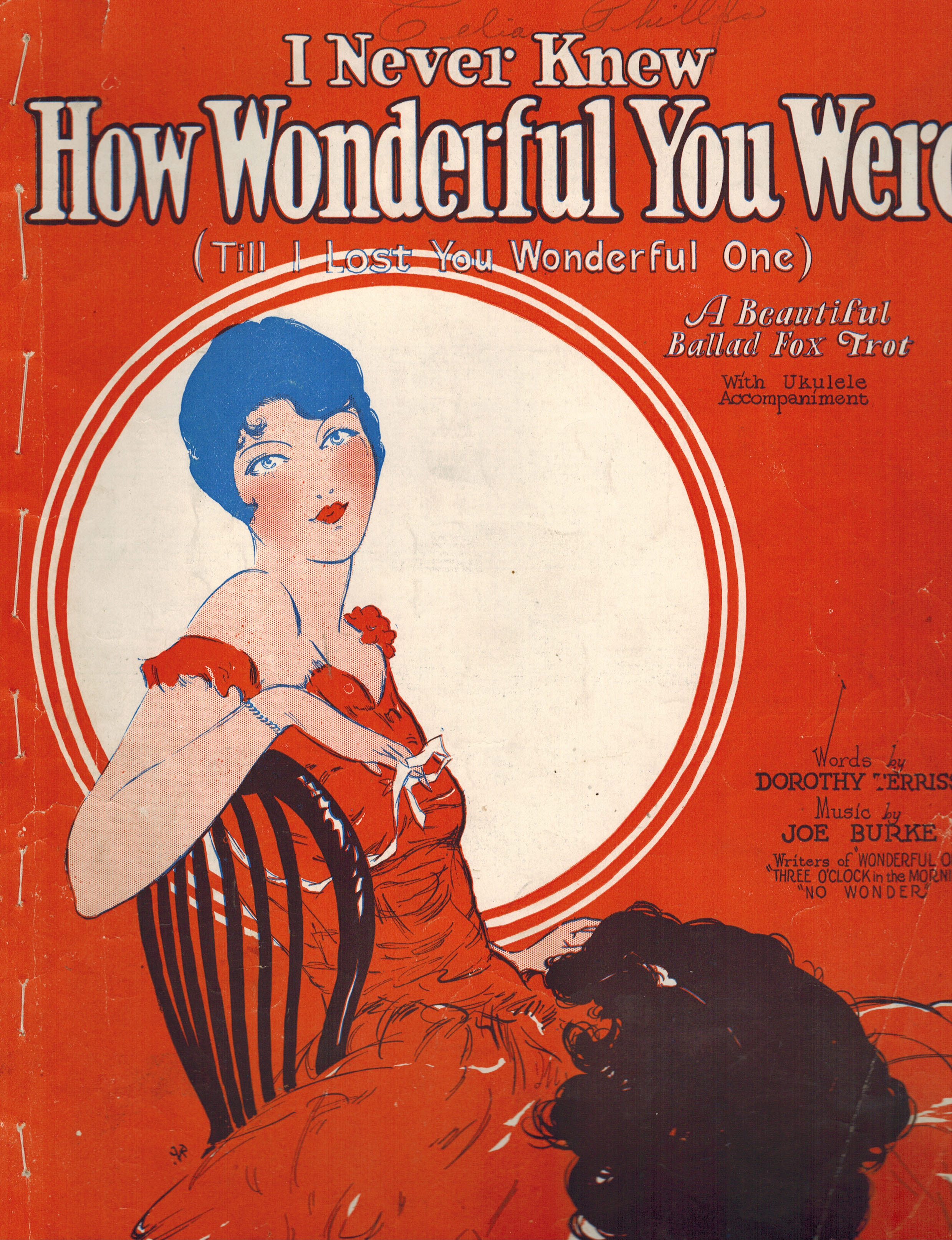 Image for I Never Knew How Wonderful You Were Till I Lost You Wonderful One A Beautiful Ballad Fox Trot - Sheet music I Never Knew How Wonderful You Were Till I Lost You Wonderful One A Beautiful Ballad Fox Trot - Sheet music