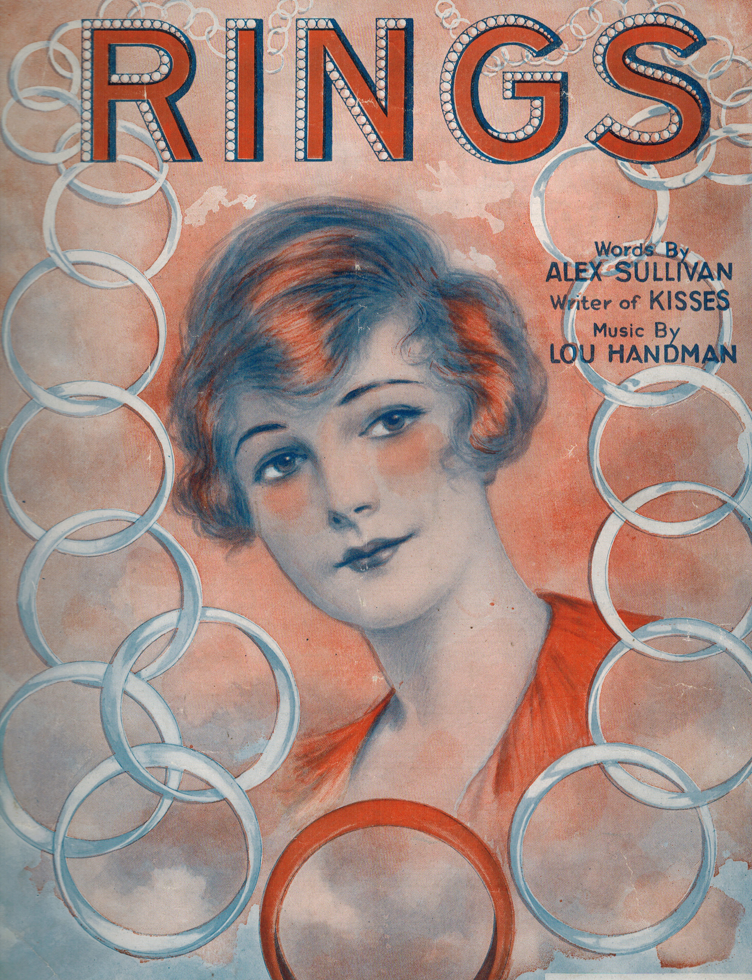Image for Rings - Vintage Sheet Music Rings - Vintage Sheet Music