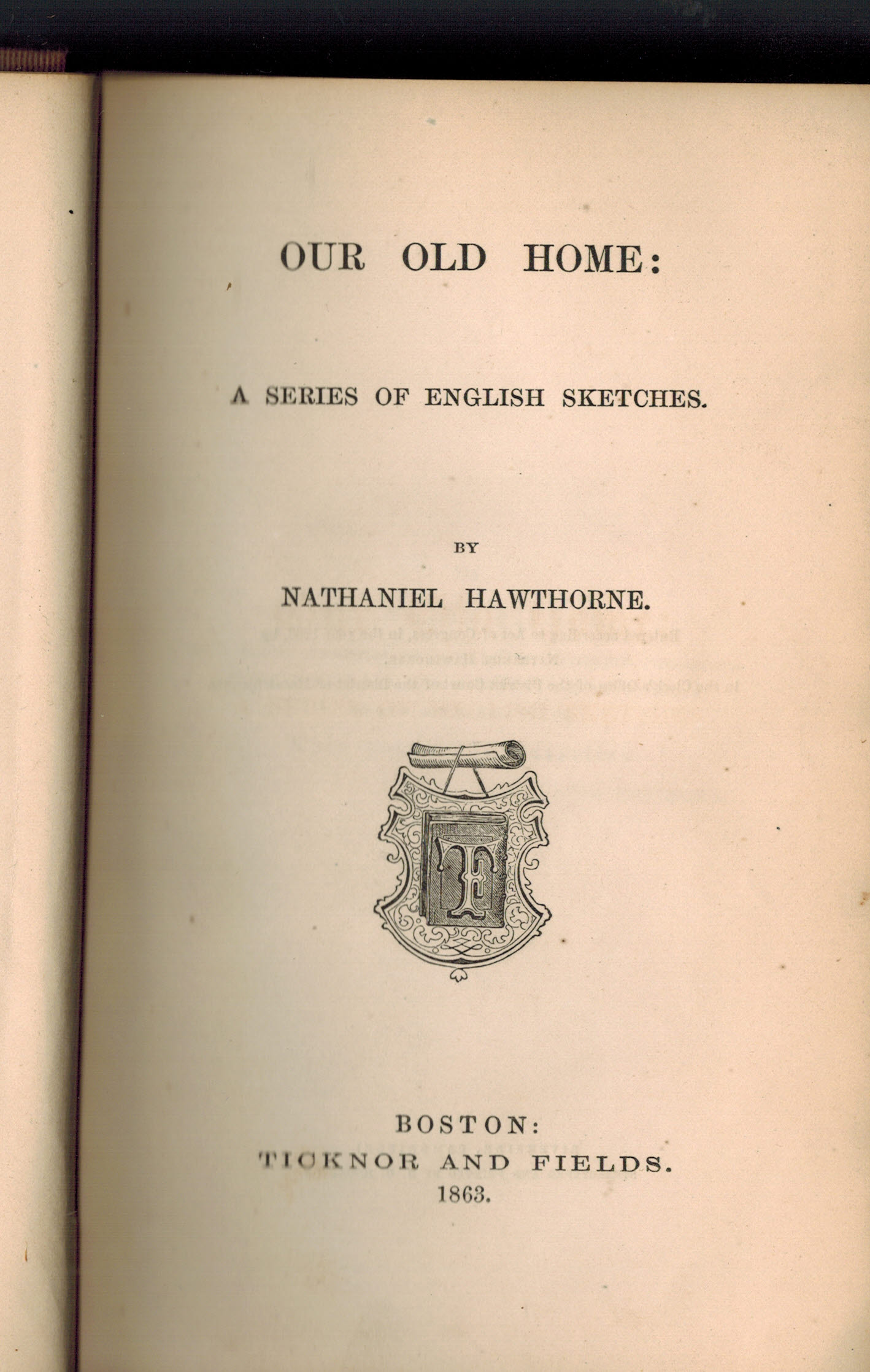Image for Our Old Home : A Series of English Sketches Our Old Home : A Series of English Sketches
