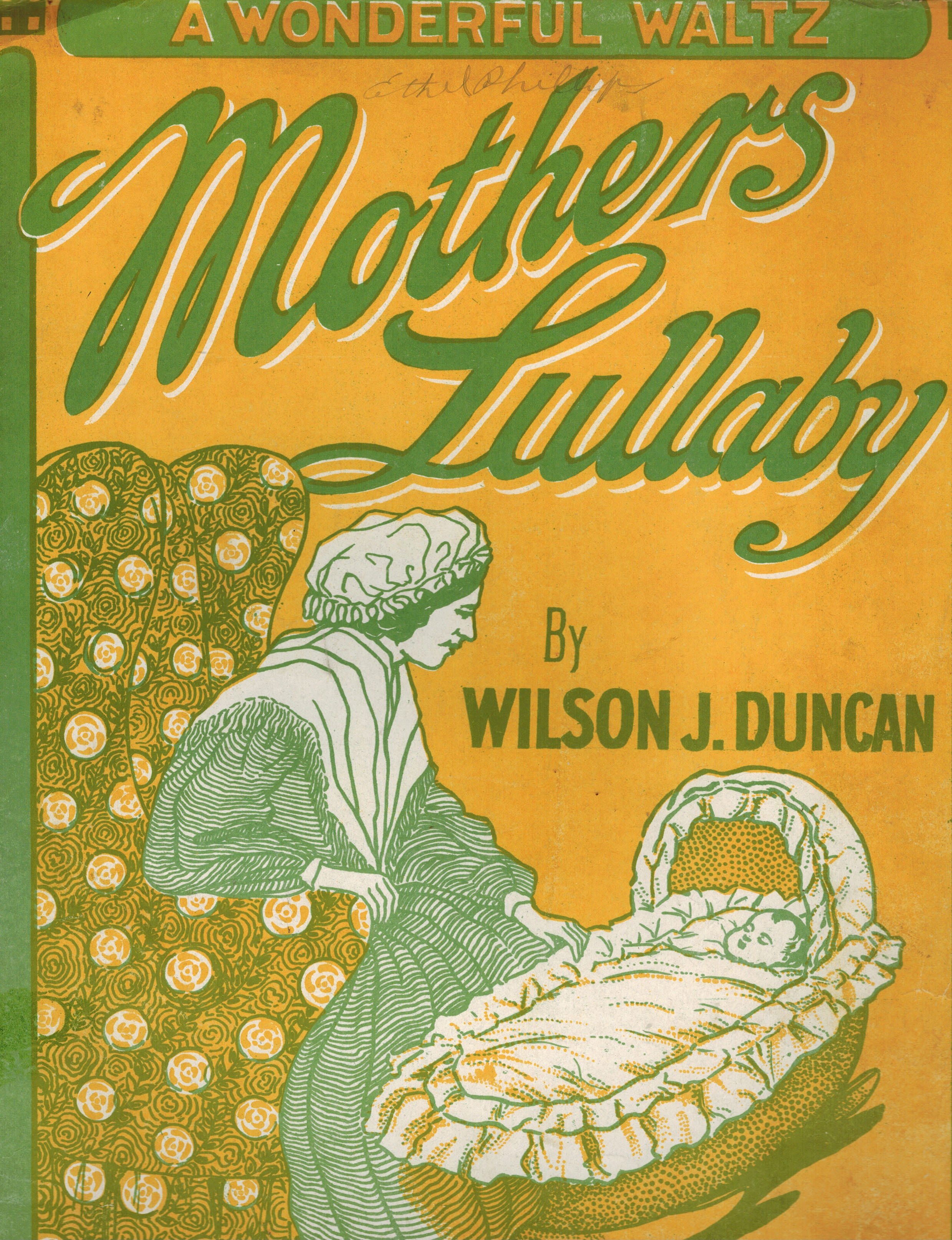 Image for Mother's Lullaby : A wonderful Waltz - Vintage Sheet Music Mother's Lullaby : A wonderful Waltz - Vintage Sheet Music