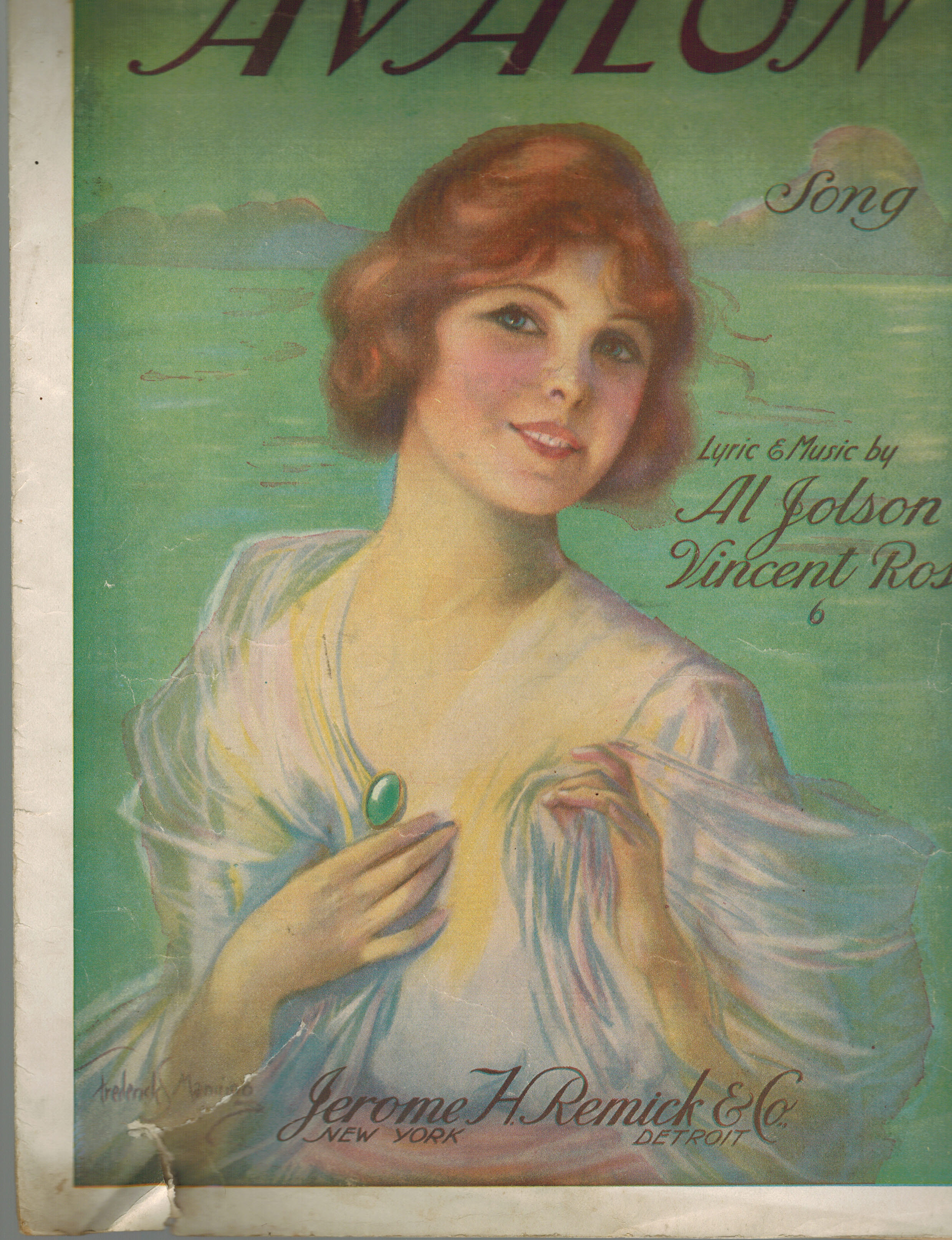 Image for Avalon Song : Vintage Sheet music Avalon Song : Vintage Sheet music