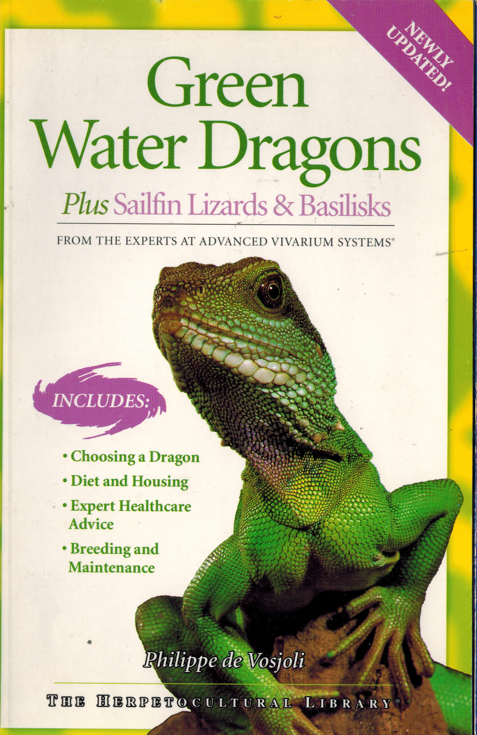 Green Water Dragons: Plus Sailfin Lizards & Basilisks (Advanced Vivarium Systems)