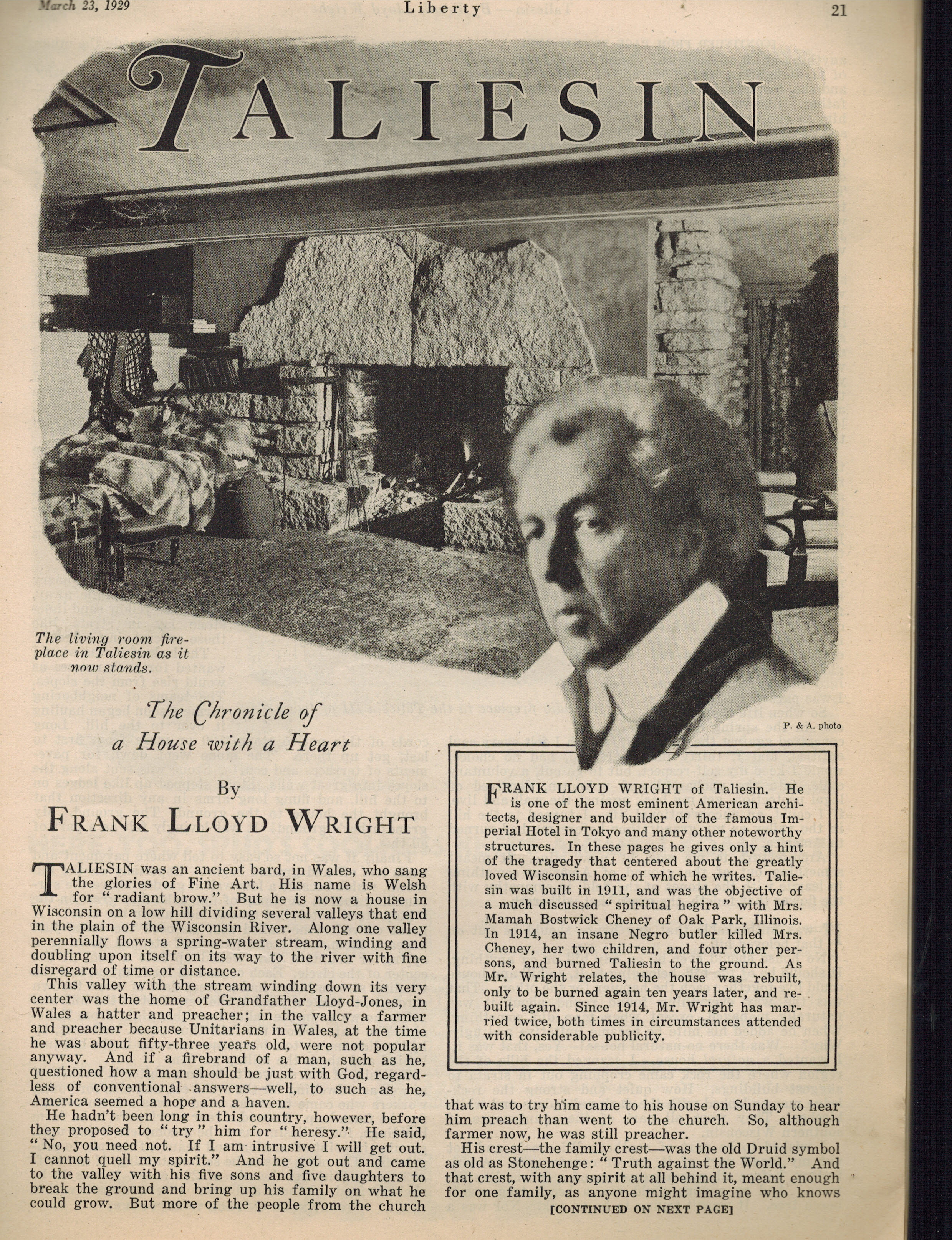 Image for Taliesin : The Chronicle of a House with a Heart Taliesin : The Chronicle of a House with a Heart