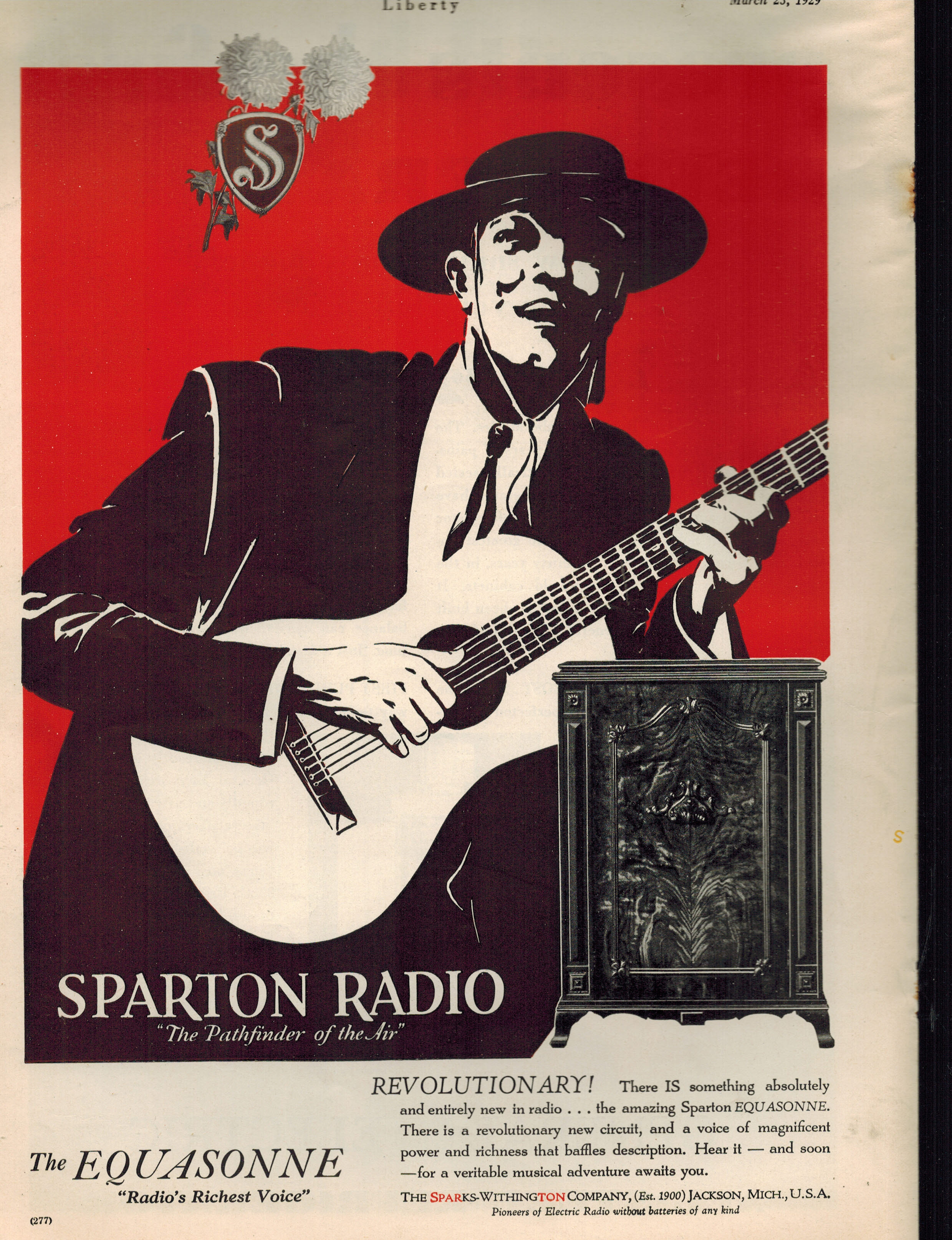 Image for Sparton Radio Equasonne - Vintage Advertisement from 1929 Sparton Radio Equasonne - Vintage Advertisement from 1929