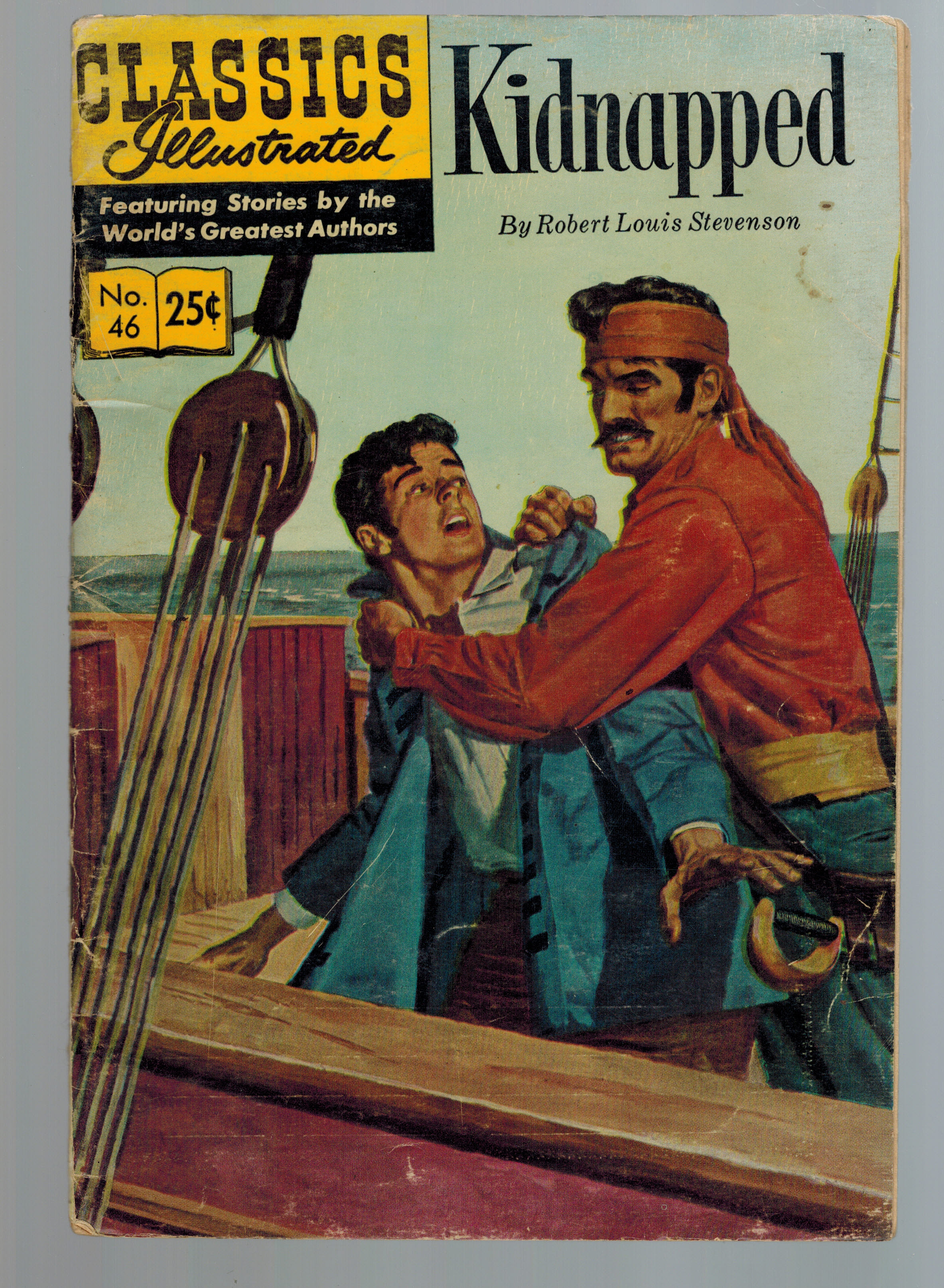 Classics Illustrated Comic Book - Kidnapped No. 46 - 1959 Issue