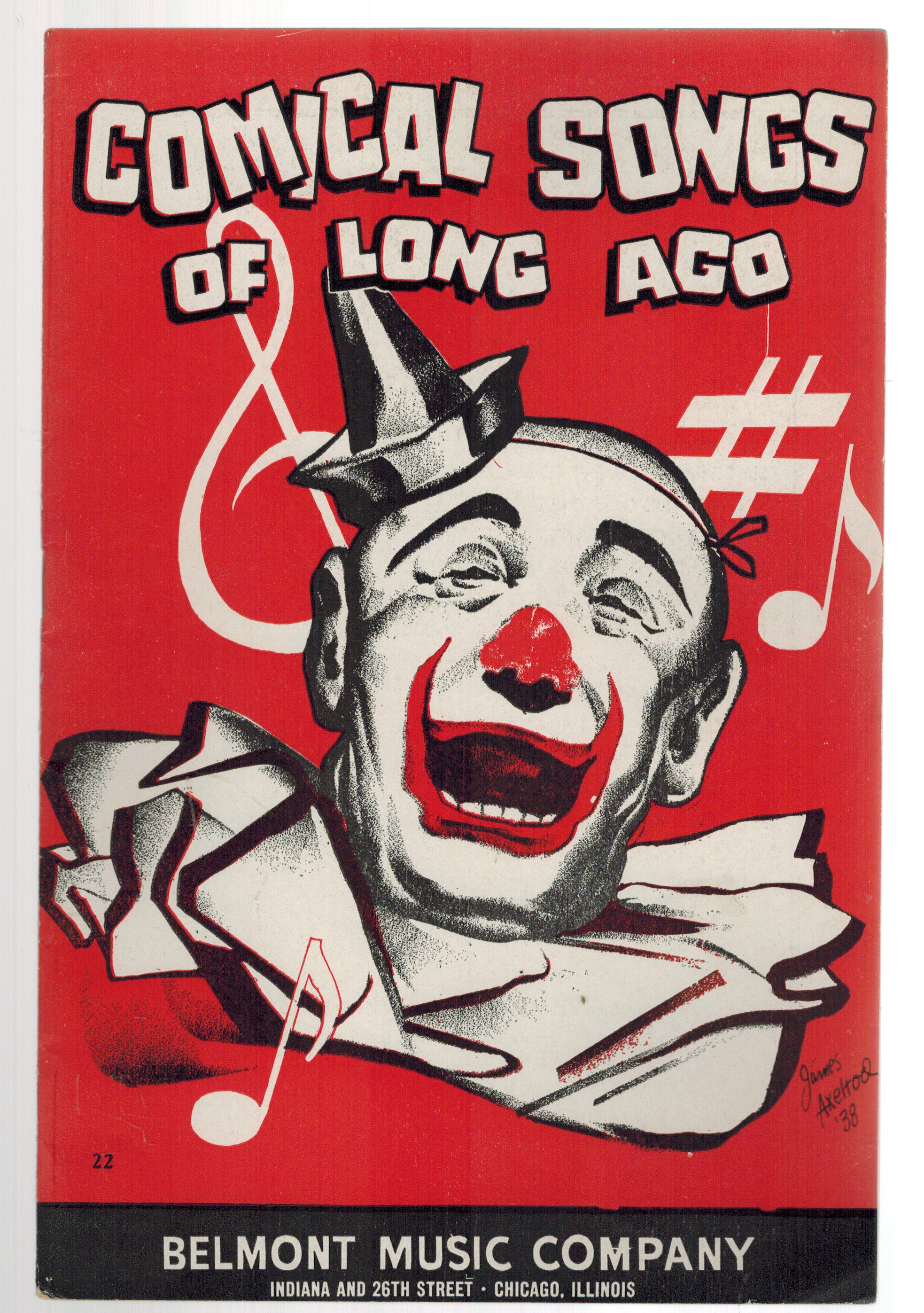 Comical Songs of Long Ago - Belmont No. 22