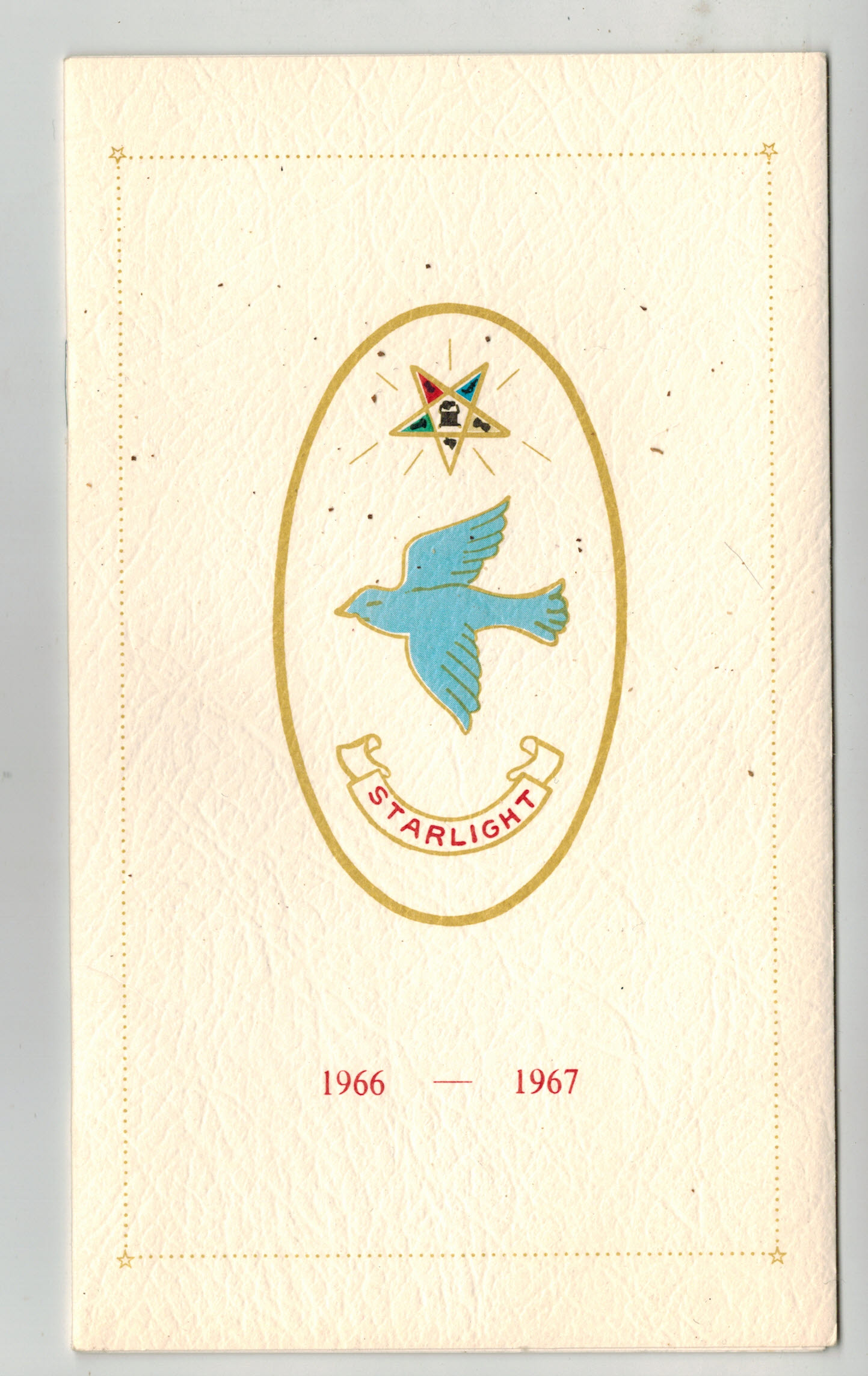 Starlight Year Mississauga Chapter No 223 O.E.S. Port Credit Ontario Installation Ceremonies 1966 1967