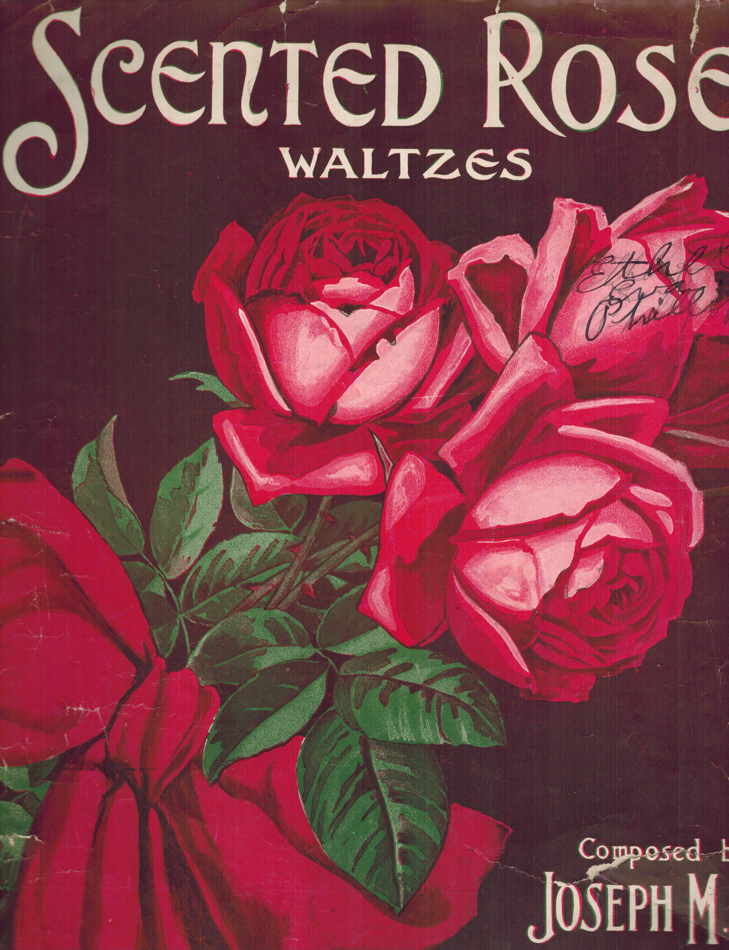 Scented Roses Waltzes - Vintage Sheet Music
