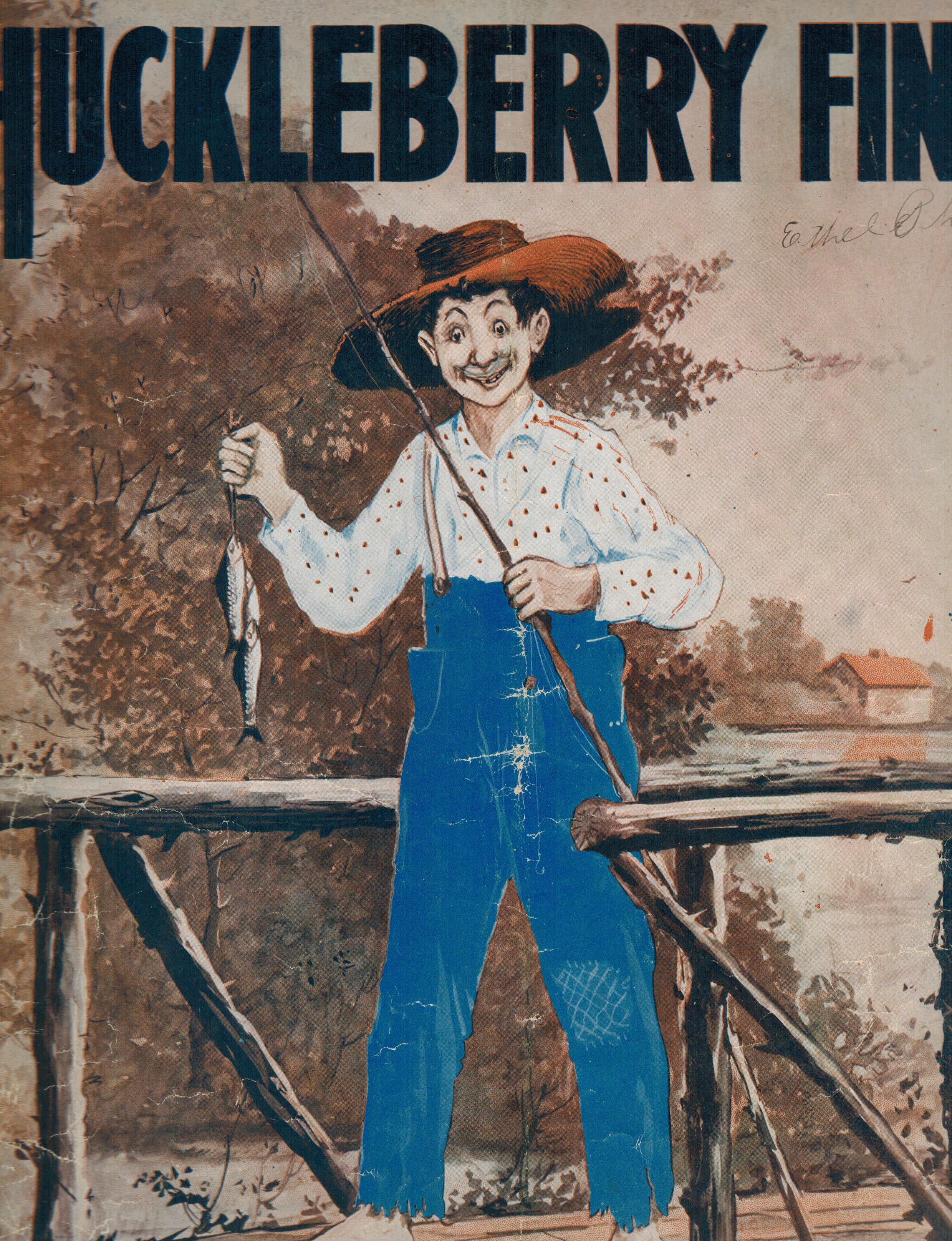 Huckleberry Finn - Vintage Sheet Music