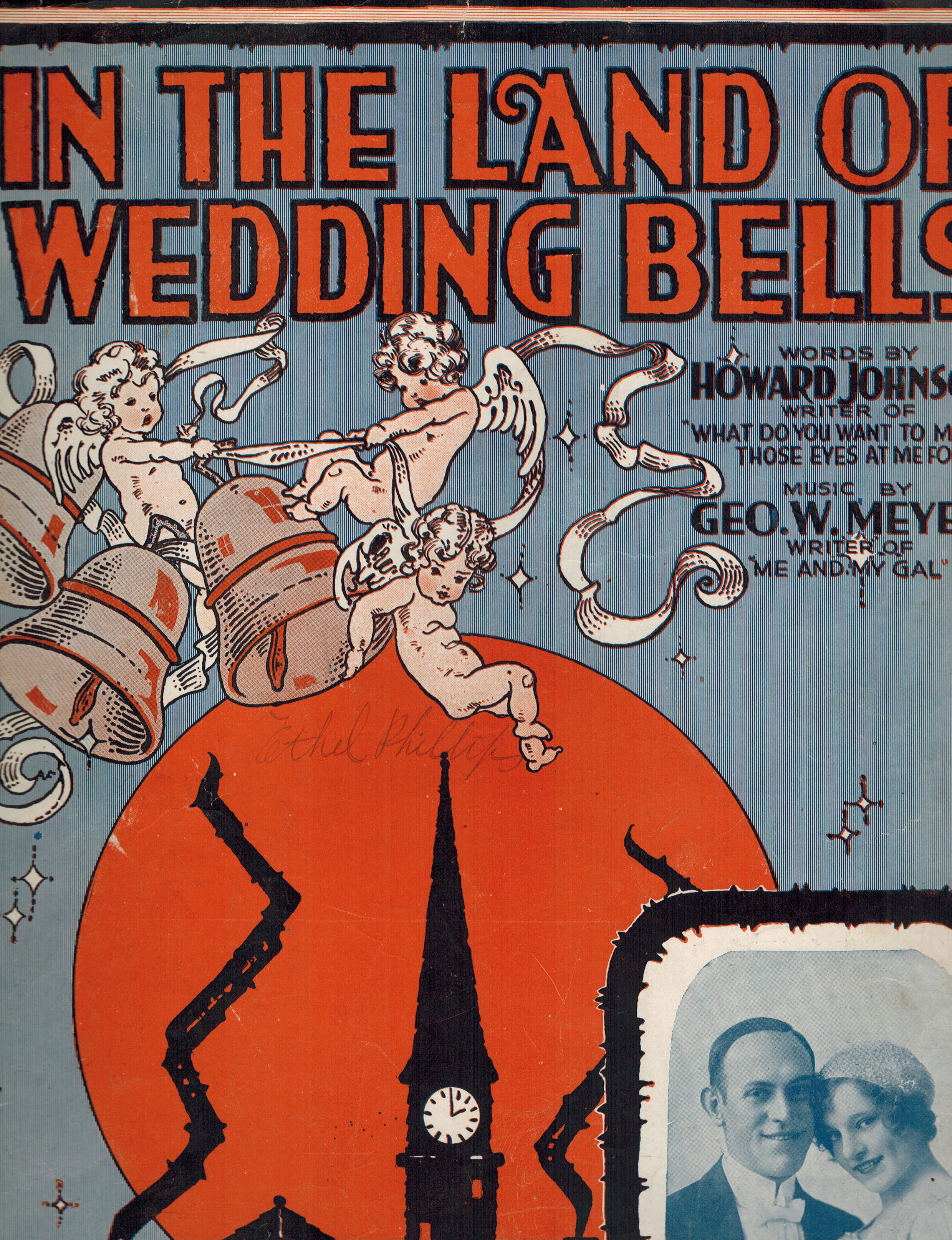 In the Land of Wedding Bells - Pielert and Scofield Cover - Vintage Sheet Music