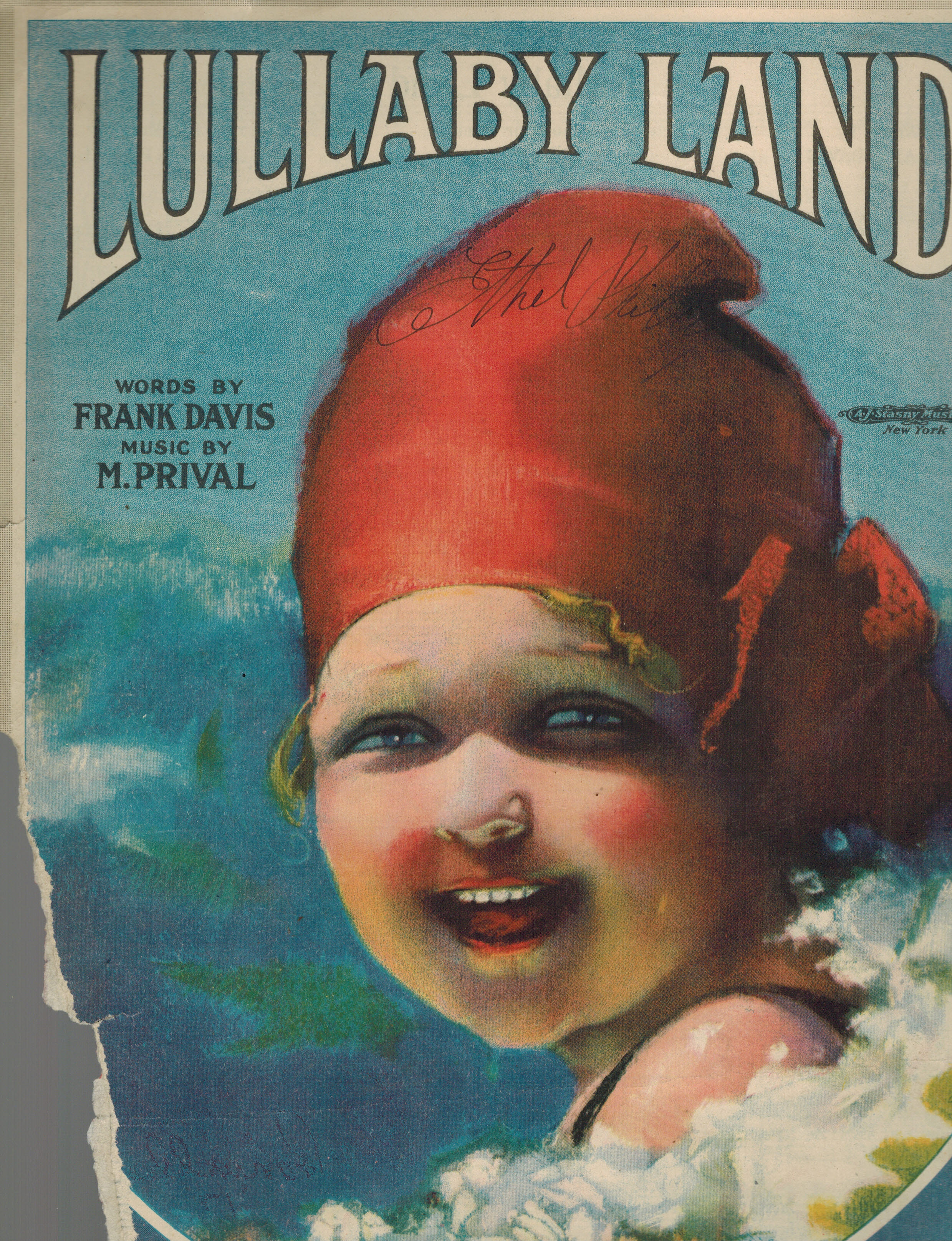 Lullaby Land - Vintage Sheet Music