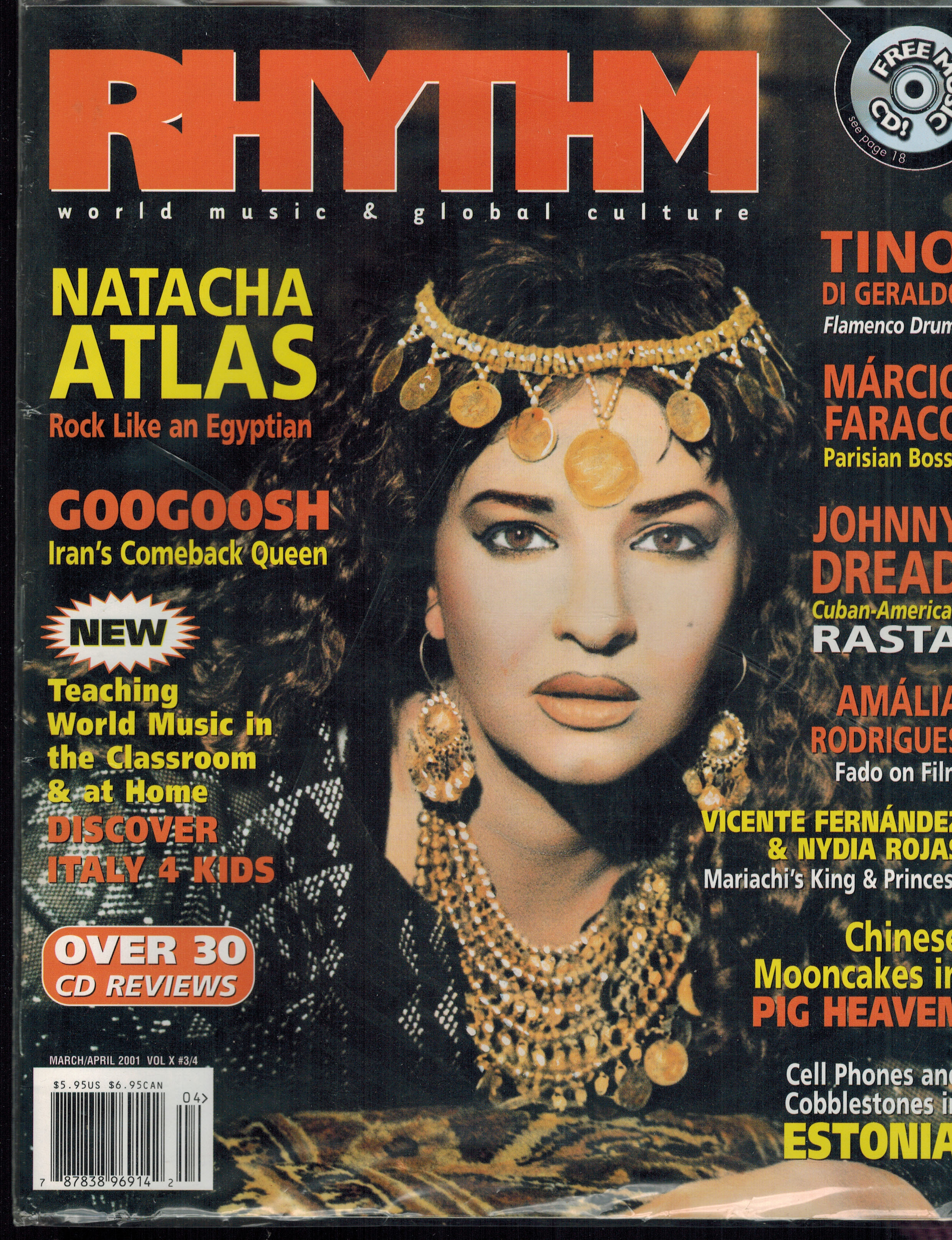 Rhythm World Music and Global Culture Magazine - March April 2001 - Volume X No. 3 - 4