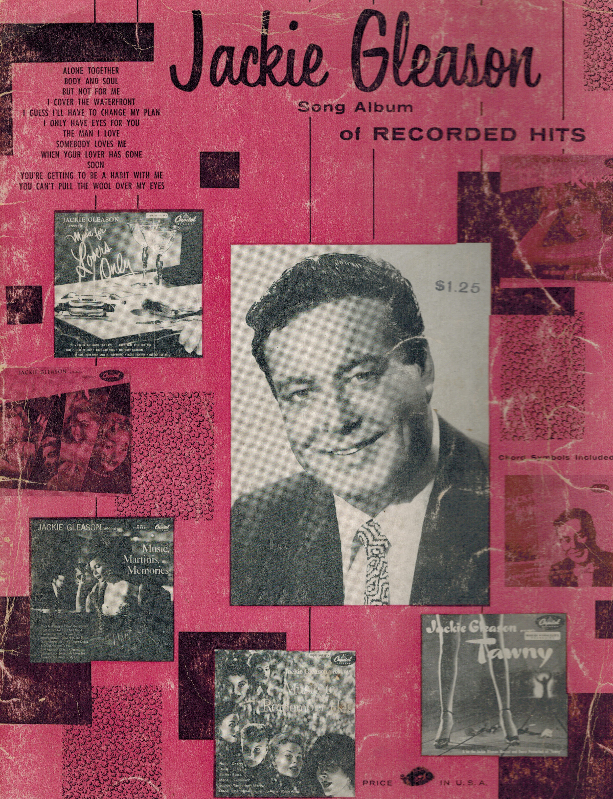 Jackie Gleason Song Album of Recorded Hits - Book One 1