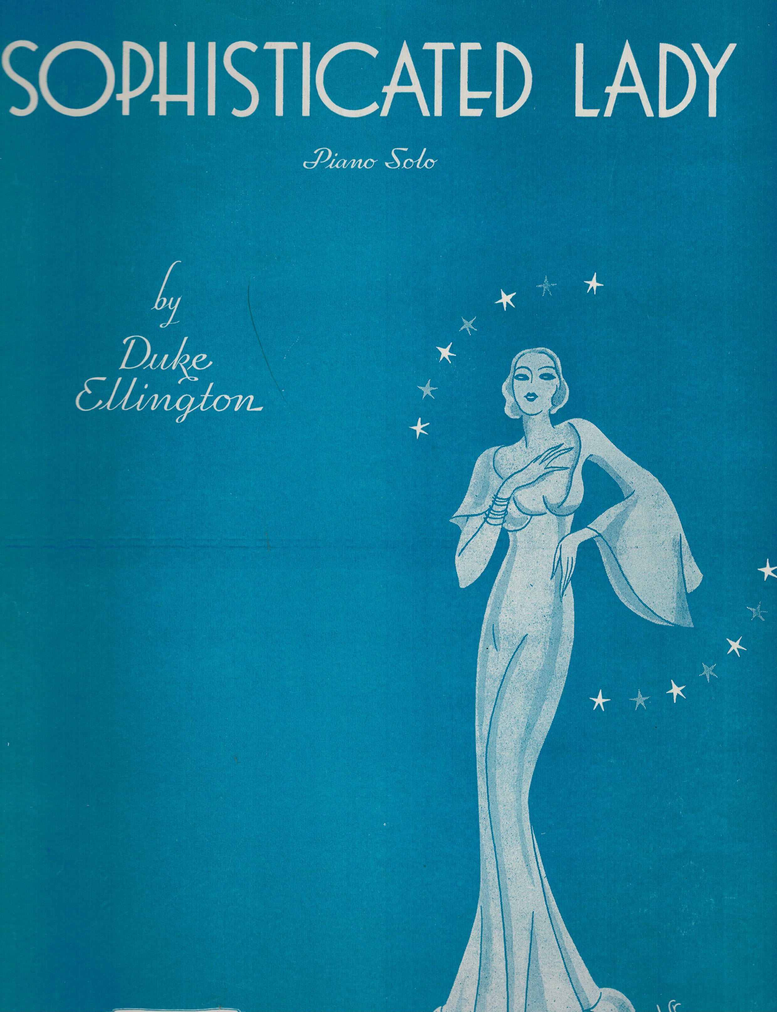 Sophisticated Lady Piano Solo - Vintage Sheet Music