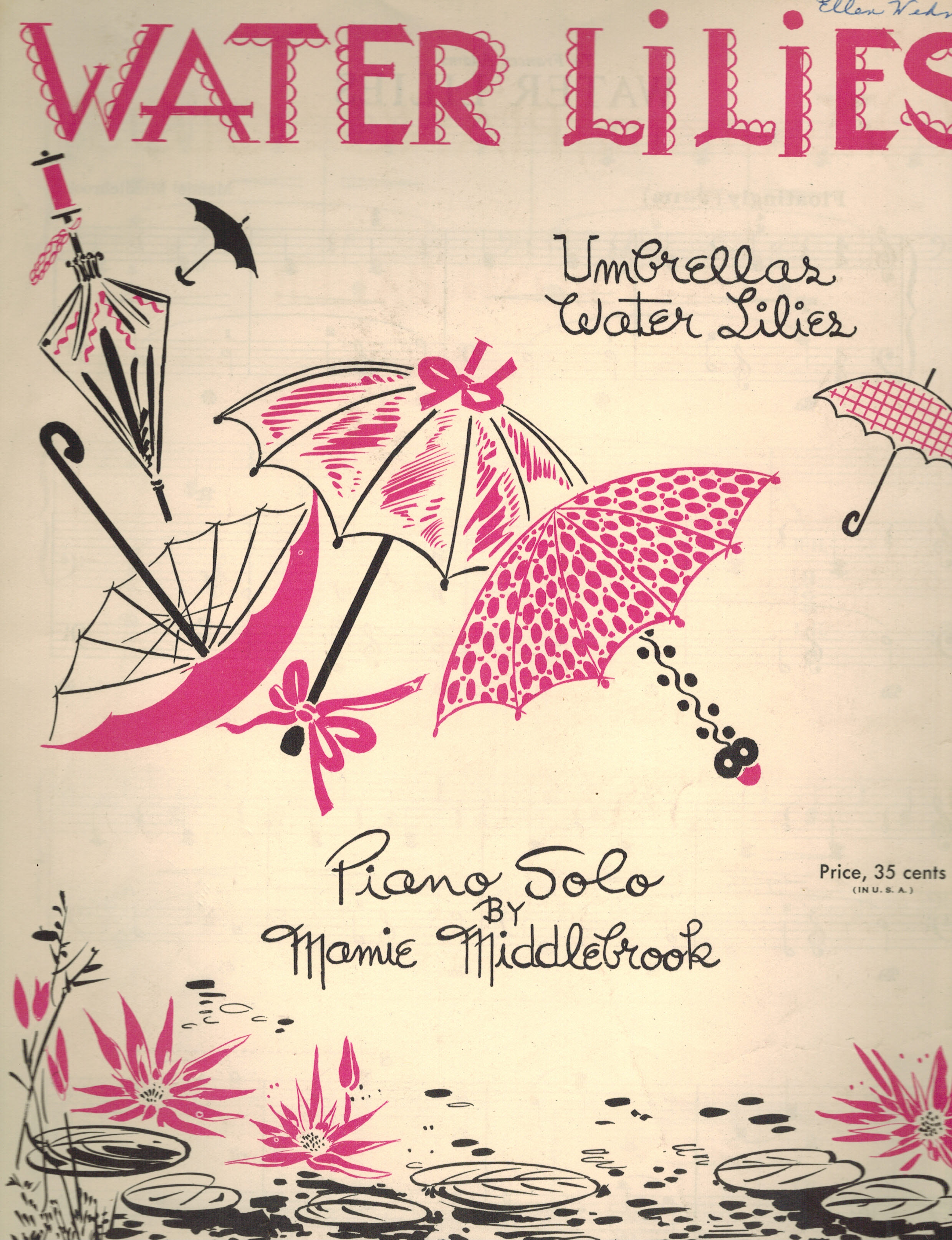 Water Lilies Piano Solo