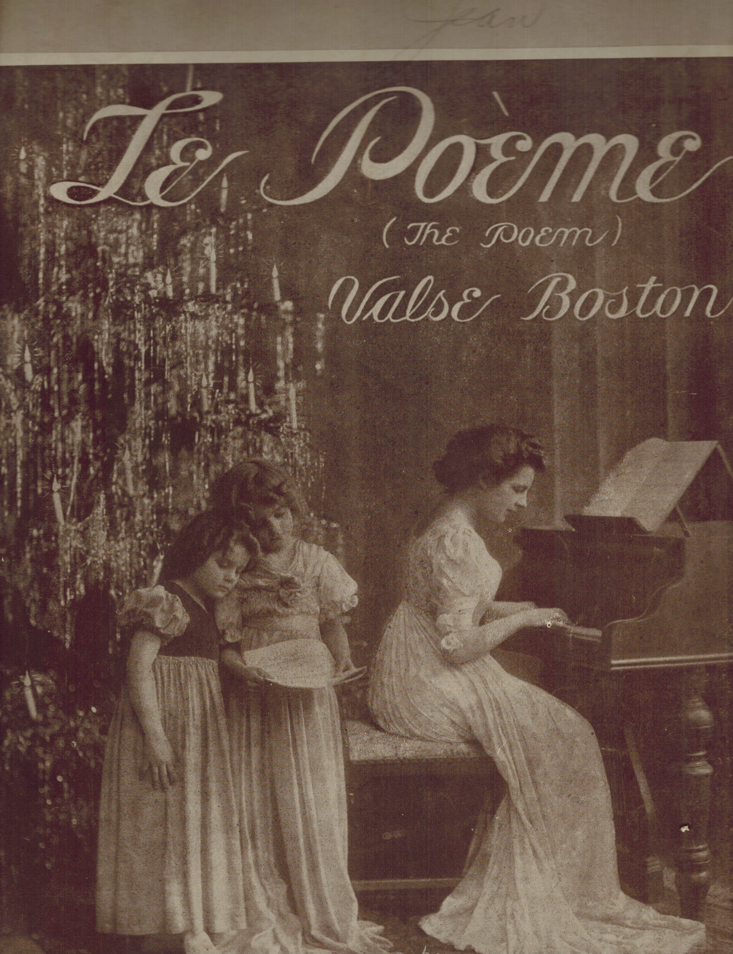 Image for Le Poeme ( The Poem ) Valse Boston Vintage Sheet Music Le Poeme ( The Poem ) Valse Boston Vintage Sheet Music