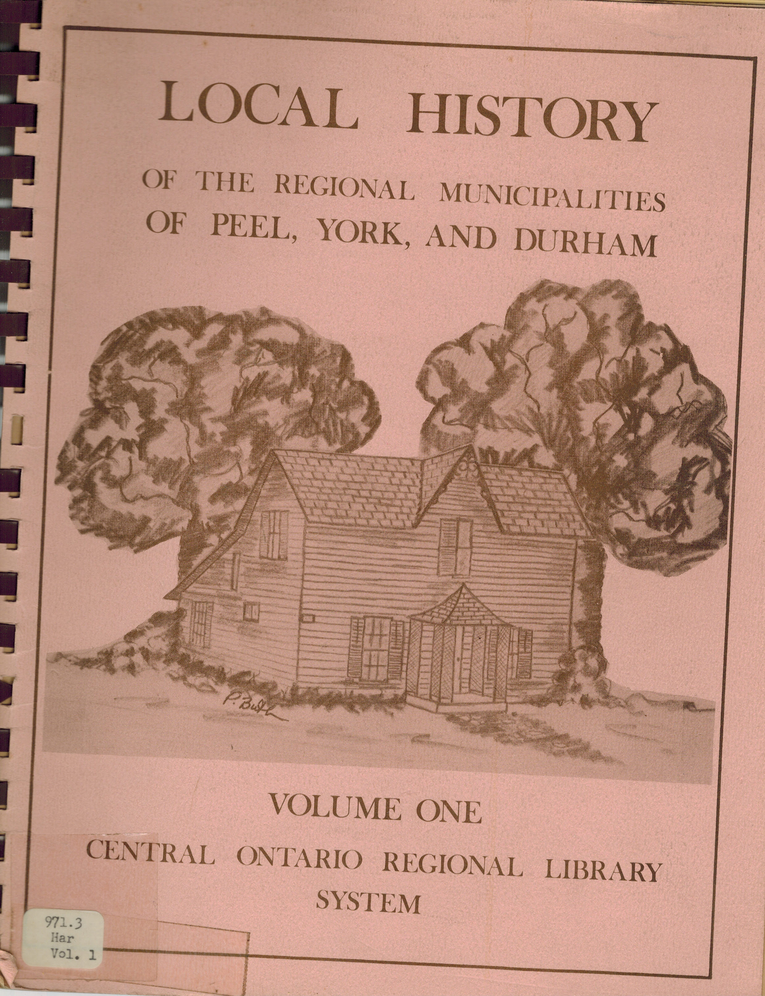 Image for Local History of the Regional Municipalities of Peel, York and Durham - Volume One Local History of the Regional Municipalities of Peel, York and Durham - Volume One